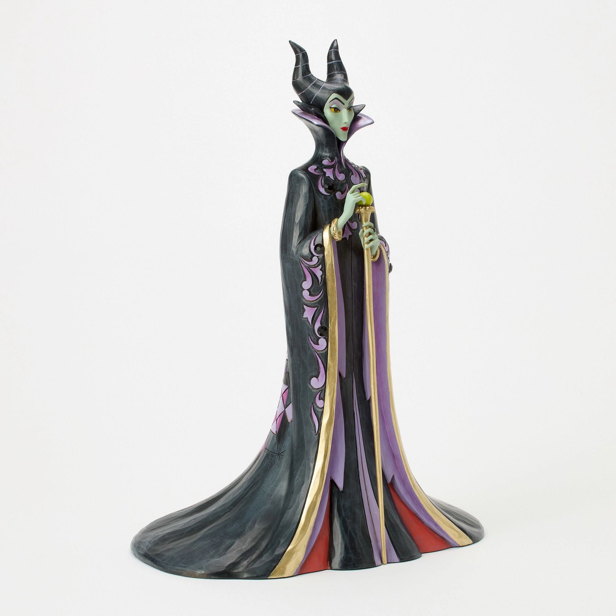 Maleficent Deluxe Cosplay Costume for Adults - Elegant Gothic Dress with Horn Headband - Perfect for Halloween, Cosplay, and Themed Parties