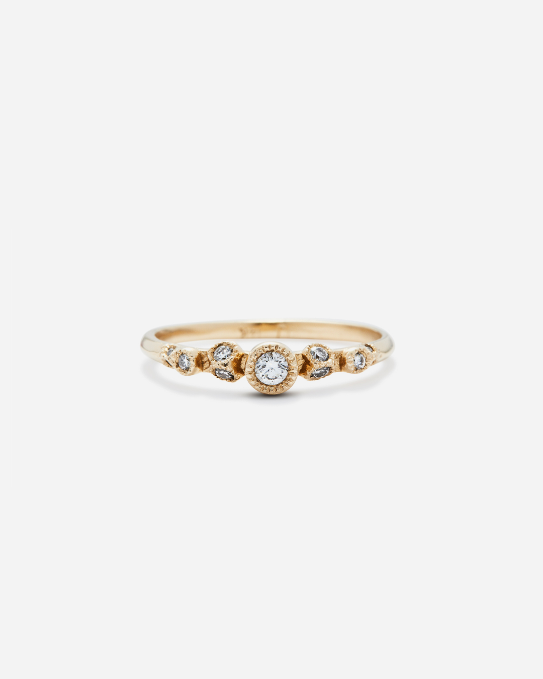 Melee 1 White Diamond Ring - Elegant Solitaire Engagement Ring for Women - Perfect for Proposals, Anniversaries & Special Occasions