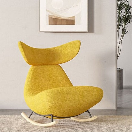 Whale Sofa Rocking Chair - Comfortable Nursery Glider & Recliner for Living Room, Bedroom, Nursery - Perfect for Breastfeeding, Reading & Relaxation