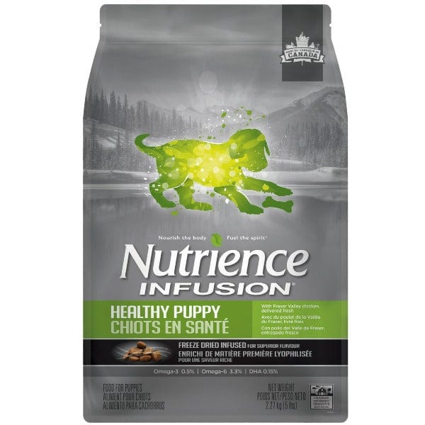 Nutrience Infusion Healthy Puppy Chicken Recipe Dry Dog Food - High Protein Grain-Free Kibble for Growing Puppies | Perfect for Small & Medium Breed Dogs | Supports Immune System & Digestive Health