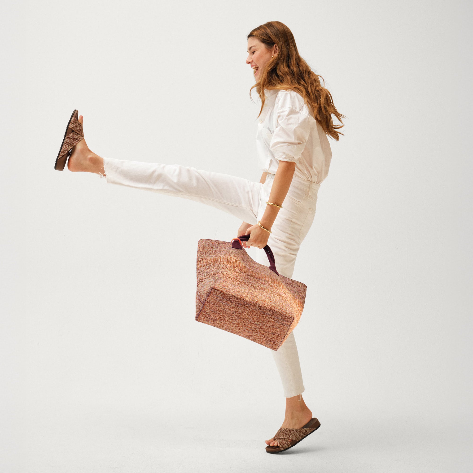 Lightweight Tote Bag for Women - Stylish Revive Mélange Shoulder Bag - Perfect for Work, Travel & Everyday Use
