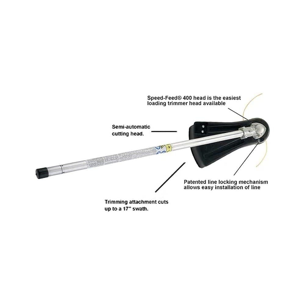 Echo PAS Trimmer Attachment 17-Inch Speed Feed 400 Straight Shaft - Compatible with ECHO Power Head Trimmers - Perfect for Lawn Care, Landscaping, and Professional Gardening
