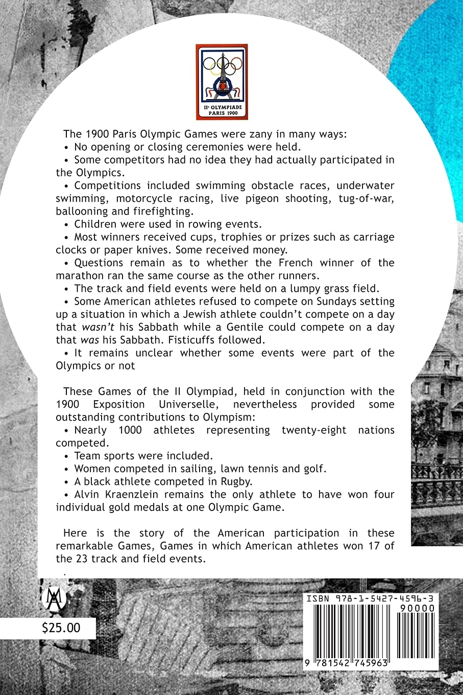 Zany Games: America at the 1900 Paris Olympics - Historical Board Game for Family Game Nights & Educational Classroom Activities