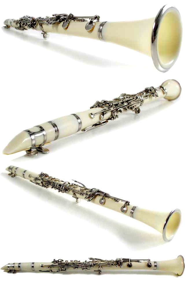 Premium Zweiss Bb Clarinet in Milk-White Finish - Includes All Accessories & Instructional Training Video | Perfect for Beginners, Students, and Professional Musicians