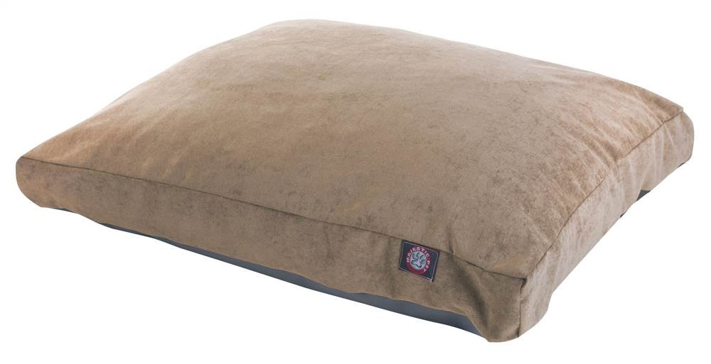Majestic Pet Villa Washable Rectangle Dog Bed - Non-Slip Comfortable Pet Crate Bed with Removable Cover - Large Kennel Sleeping Bed in Pearl Color (Polyester Fiber) - Perfect for Dogs' Daily Naps, Crate Training & Home Decor