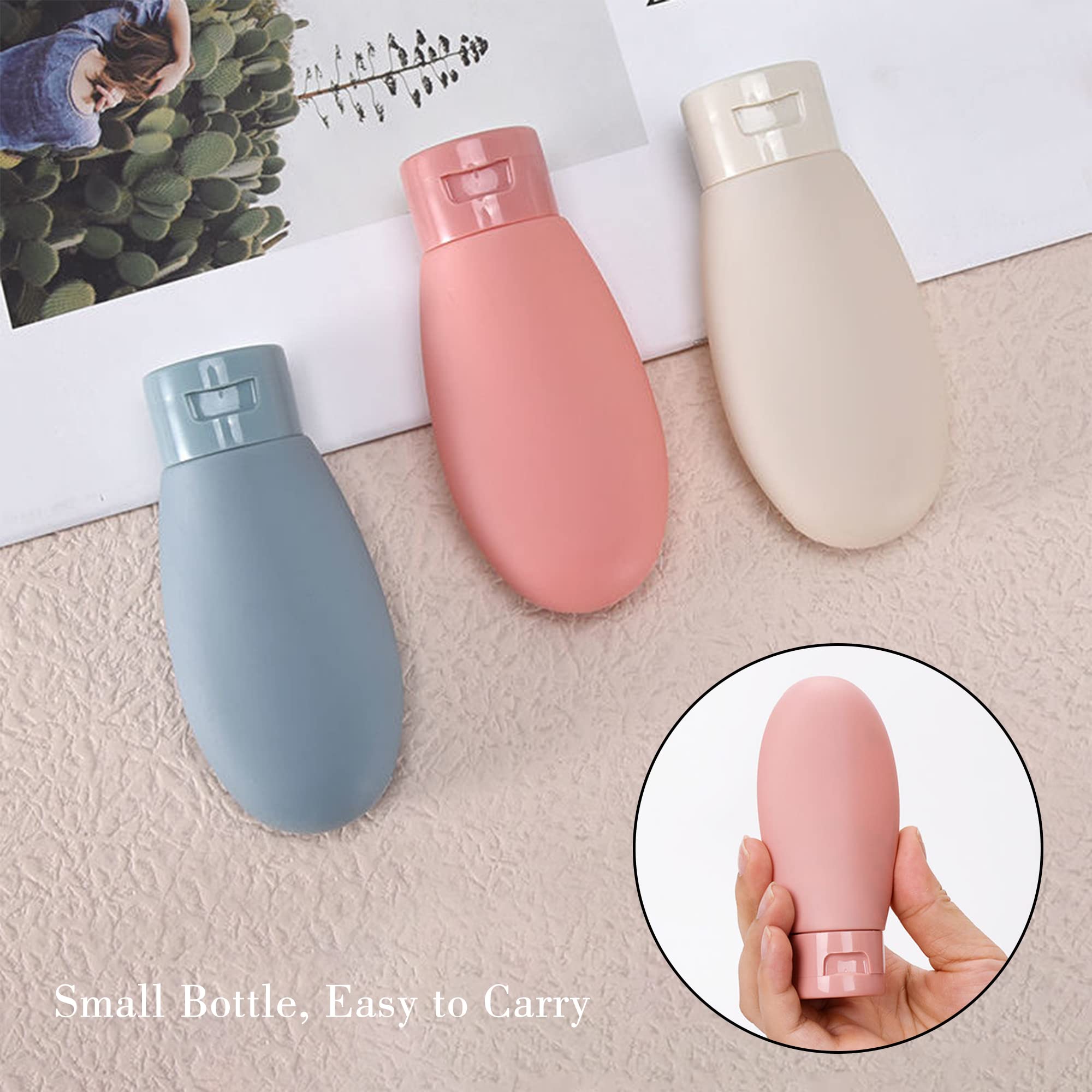 11-Piece Leak Proof Travel Bottles Set - Refillable Squeezable Toiletry Containers for Shampoo, Conditioner & Shower Gel | TSA Approved Plastic Cosmetic Bottles for Air Travel, Gym & Vacation Essentials