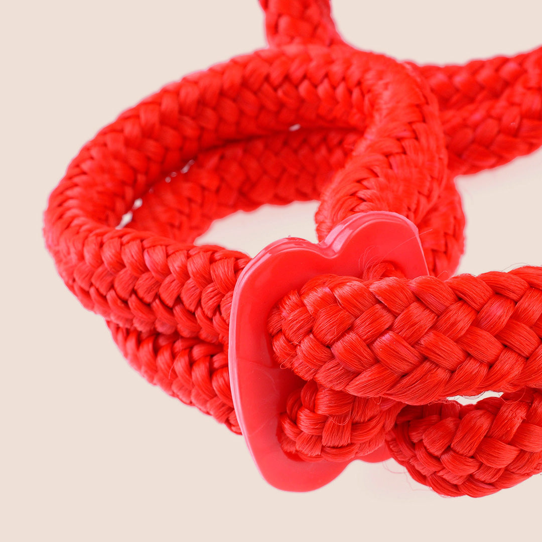 Fetish Fantasy Silk Rope Bondage Cuffs for Beginners - Soft Restraints for Sensual Play & Couples Intimacy | Perfect for Bedroom Bondage, BDSM Starter Kits & Romantic Gift Ideas