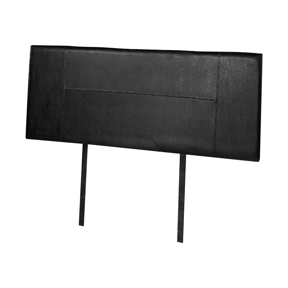 Queen Size PU Leather Bed Headboard - Modern Upholstered Bed Frame with Button Tufting (Black) - Perfect for Master Bedroom, Guest Room, and Dorm Decor
