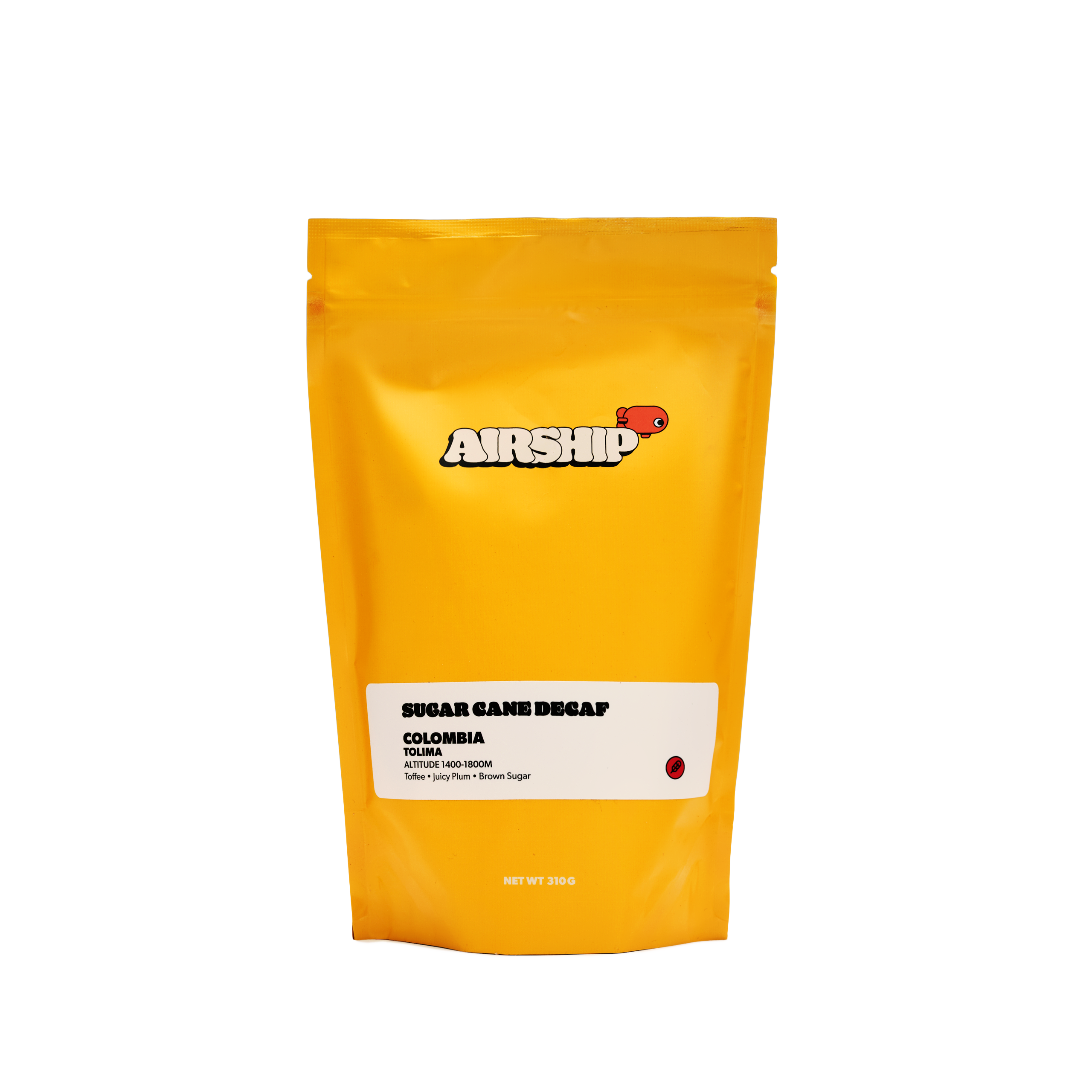 Organic Colombian Sugar Cane Decaf Coffee Beans - Medium Roast, Swiss Water Process - Perfect for Home Brewing, Office & Gift Giving