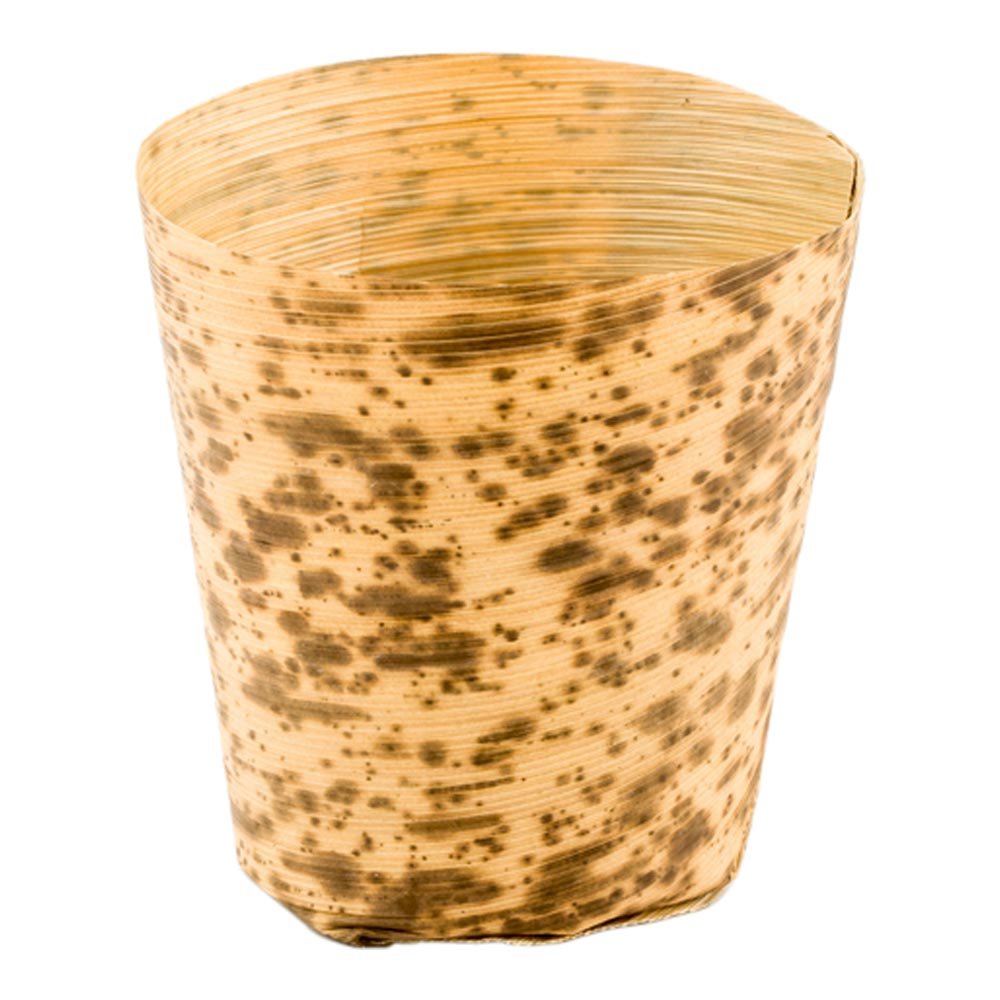 2 oz Disposable Bamboo Appetizer Cups - 200 Pack Eco-Friendly Mini Ramekins for Hot & Cold Foods | Sustainable Bamboo Leaf Round Containers | Perfect for Desserts, Parties, Catering & Events | Great for Restaurants, Weddings, Picnics & Food Service
