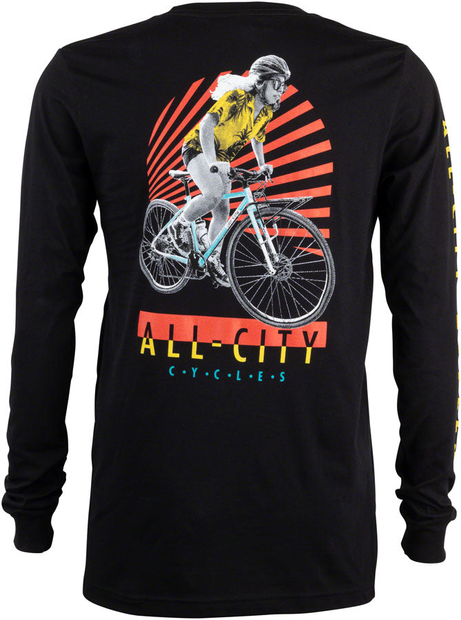 All City Super Pro Long Sleeve Shirt for Men - Breathable Workout & Casual Wear (Black, Red, White, Yellow, Teal) | 2XL Size - Perfect for Gym, Running & Everyday Comfort