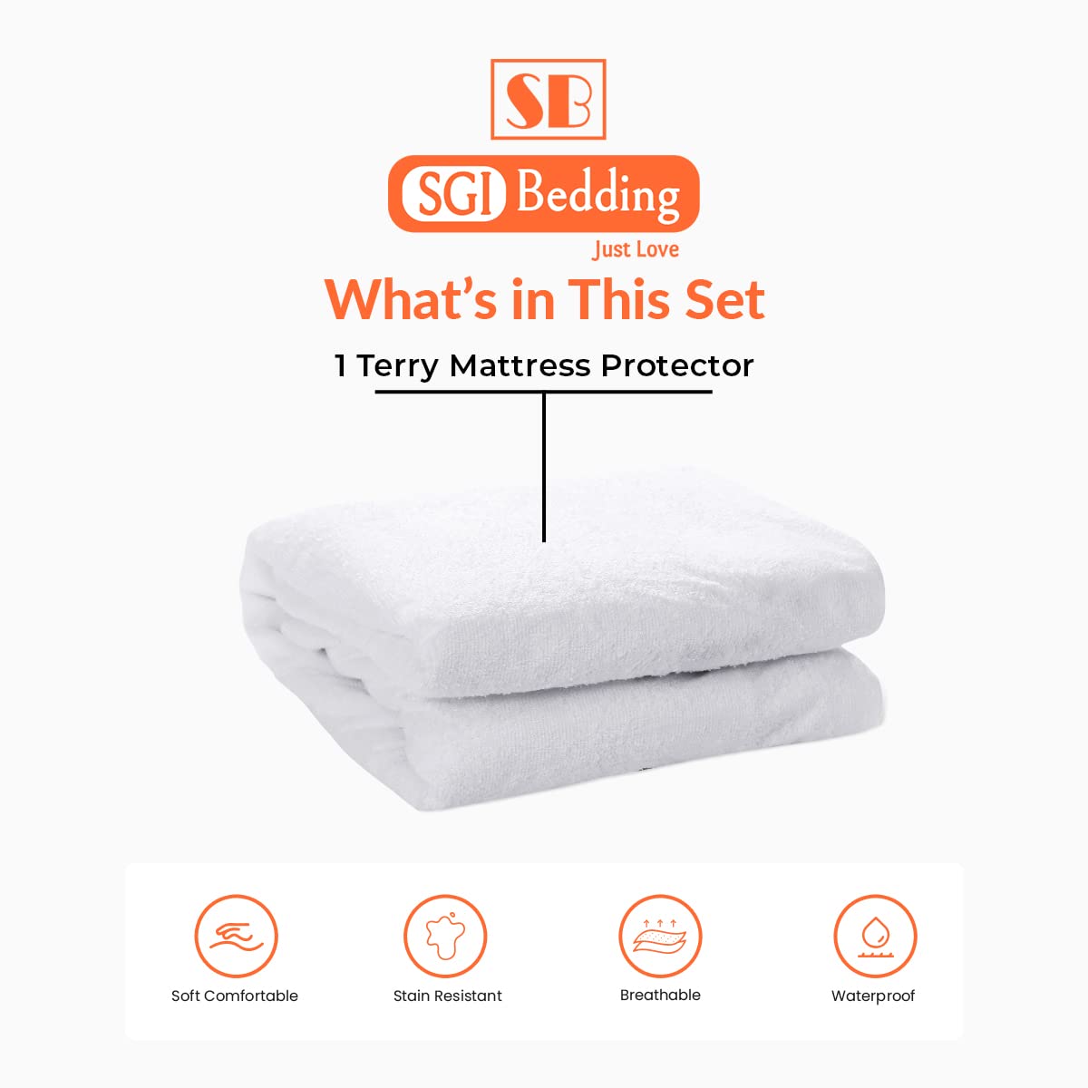 Waterproof & Breathable RV Bunk Mattress Protector 38x72 - Super Soft Terry Cotton Cover for Trucks, Campers & Travel Trailers - Fits Up to 15