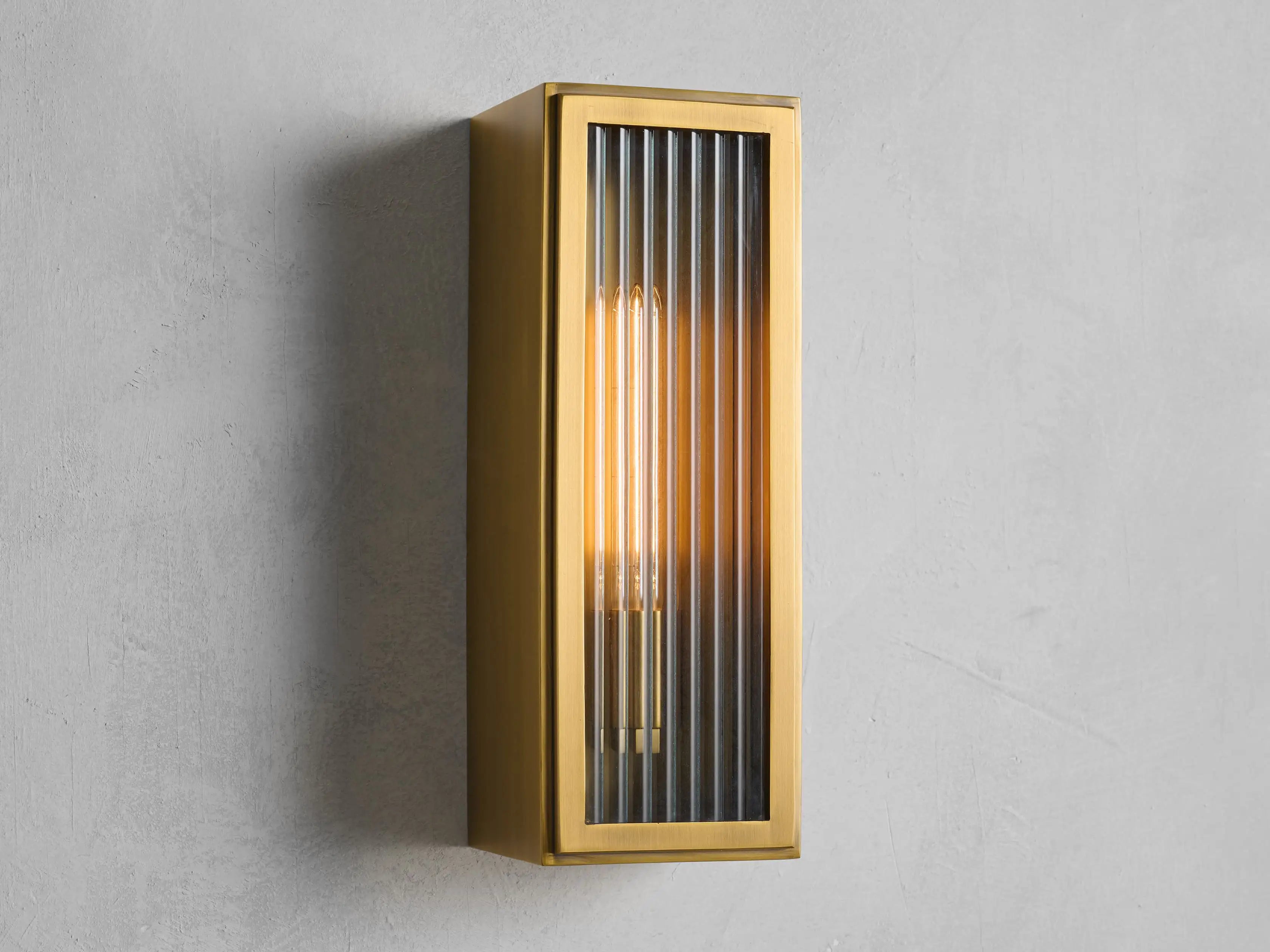 **Aventure 14 Outdoor Wall Sconce - Waterproof Exterior Light Fixture for Patio, Garden, Porch & Backyard Lighting**