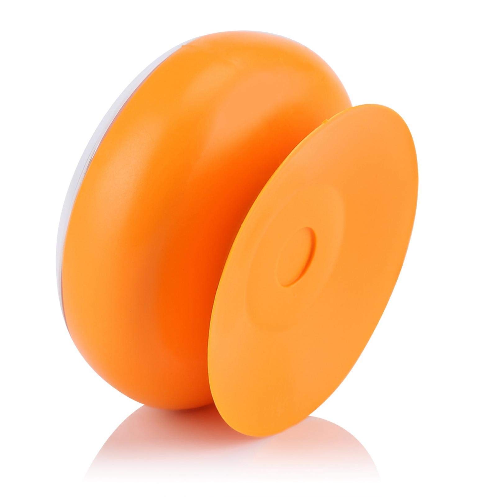 GLOGLOW Waterproof Shower Clock with Suction Cup - Digital Bathroom Clock for Wall, Window & Mirror - Orange - Perfect for Bathroom, Shower, Spa & Gym Use