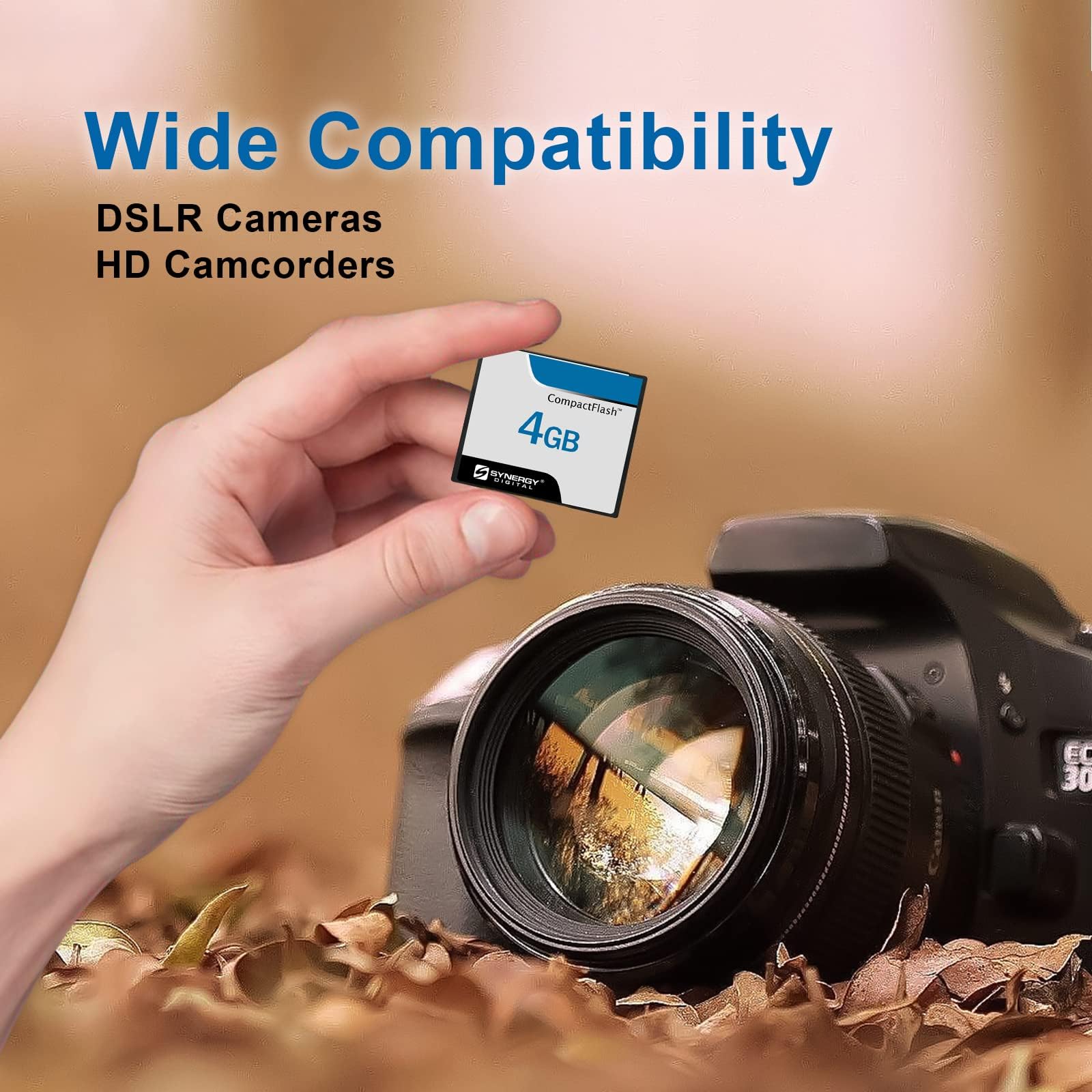 Canon EOS Rebel XTi Digital Camera 4GB CompactFlash Memory Card - High-Speed Storage for DSLR Photography, Travel & Professional Use