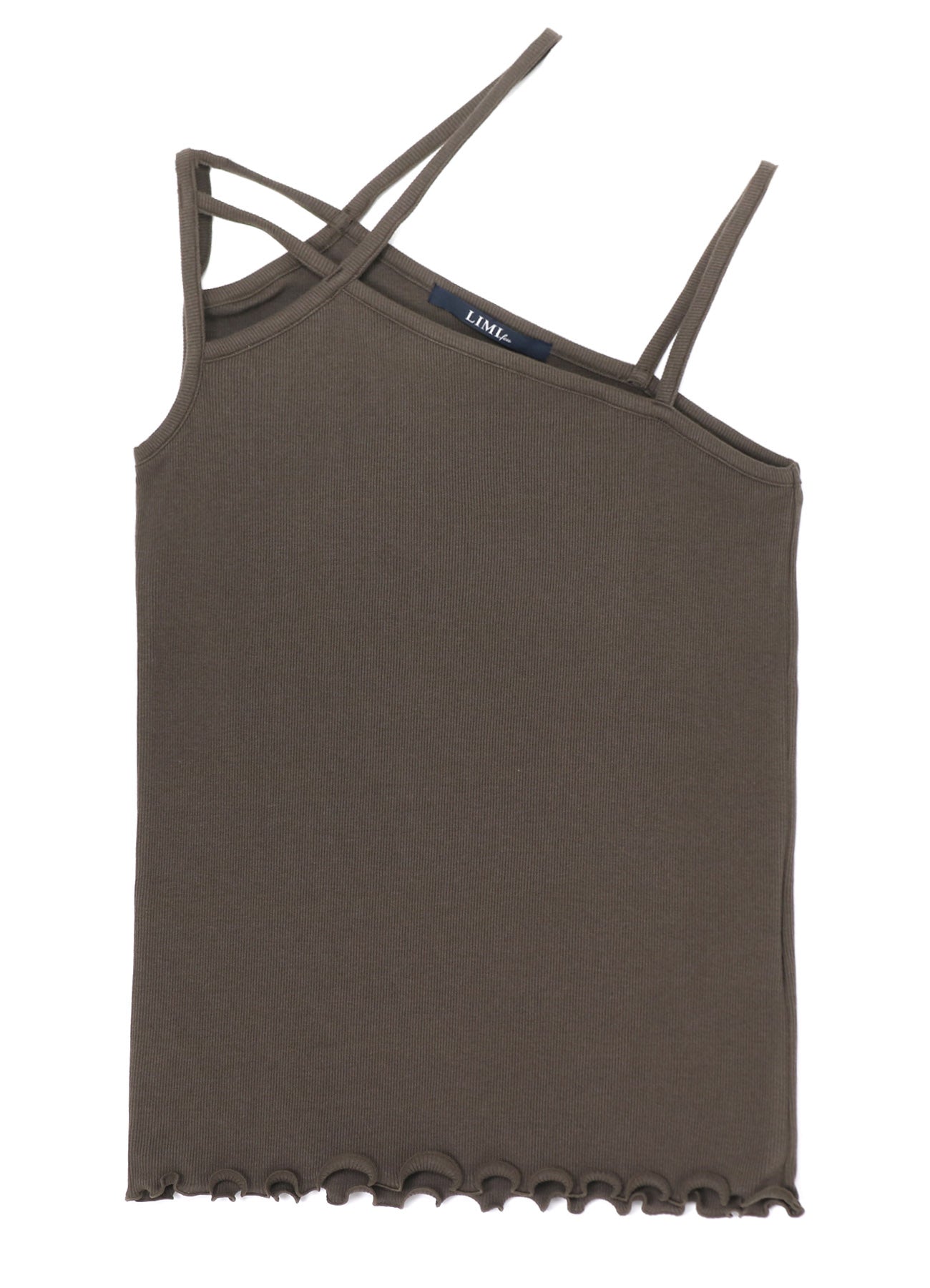 Soft Cotton Rayon Rib Shoulder String Camisole Top for Women - Comfortable Sleepwear & Loungewear for Everyday Wear