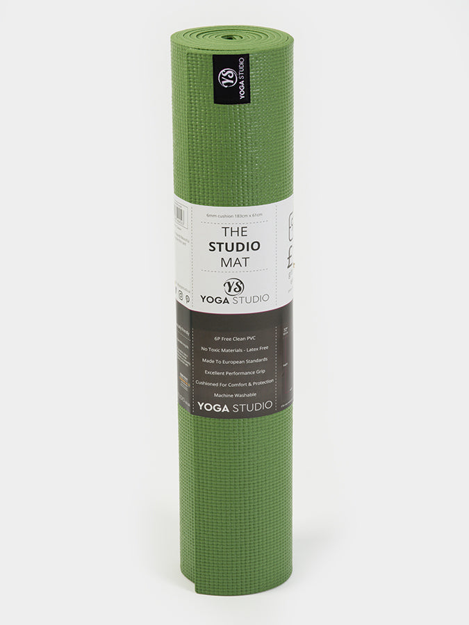 Premium Non-Slip 6mm Thick Yoga Mat for Hot Yoga & Home Workouts - Eco-Friendly TPE Exercise Mat with Carrying Strap - Ideal for Pilates, Gym & Studio Practice