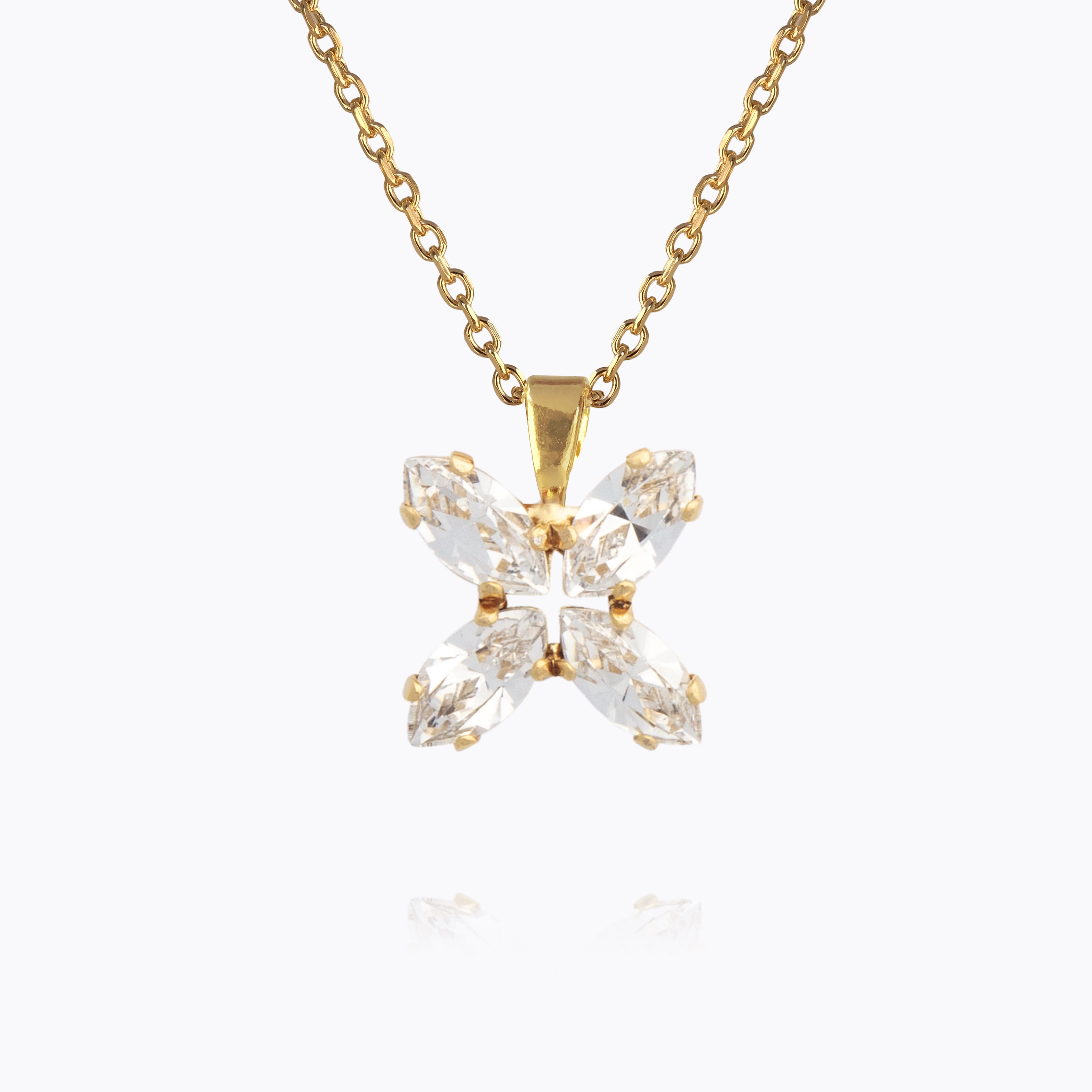 Crystal Star Necklace - Elegant 925 Sterling Silver Pendant with Genuine Gemstone | Perfect for Gifts, Parties & Everyday Wear