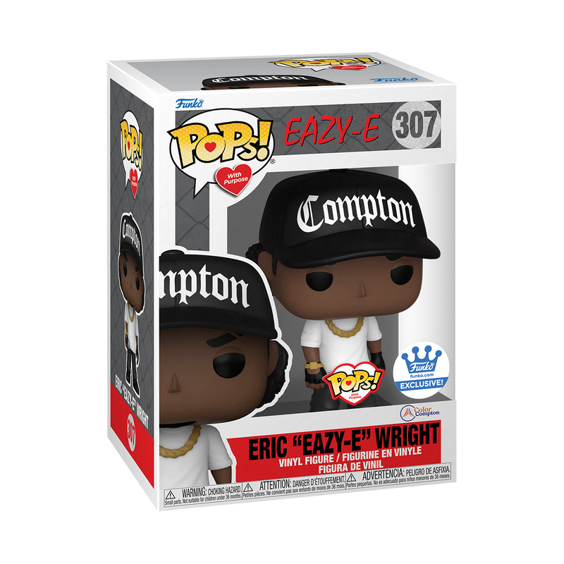 Eric Eazy E Wright Funko Pop! Exclusive #307 Collectible Vinyl Figure - Perfect for Pop Culture Fans, Gift for Collectors & Office Desk Decor