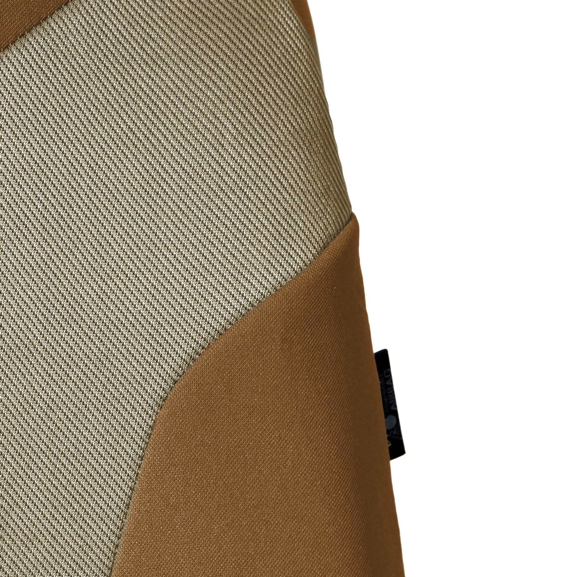Premium FH Group Universal Car Seat Covers Full Set - Breathable Cloth Fabric, Airbag Compatible, 1-Piece Front & Split Bench Rear Seat Protectors for SUV/Truck/Sedan (Beige/Tan) - Perfect for Daily Commute, Road Trips & Pet Protection
