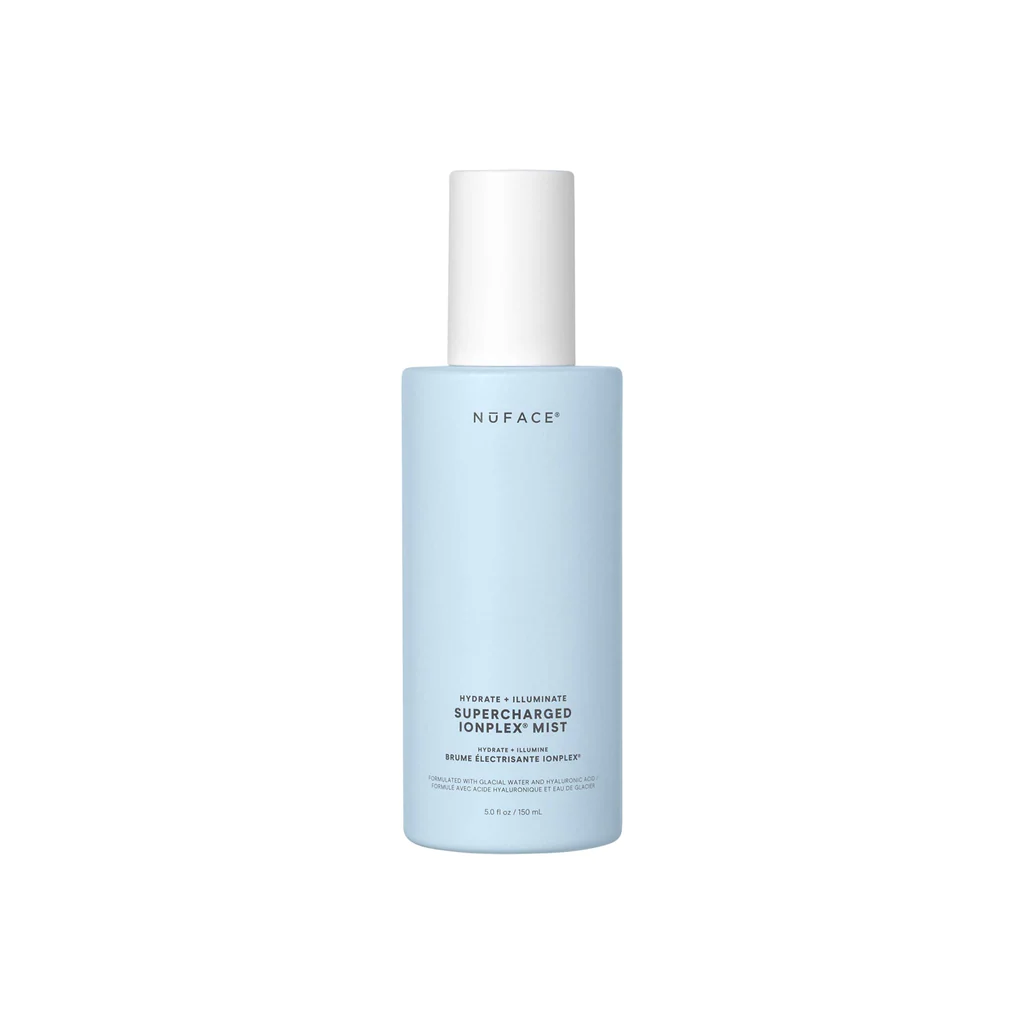 NuFACE Supercharged IonPlex Facial Mist - Hydrating & Rejuvenating Face Spray for Glowing Skin | Perfect for Daily Skincare Routine, Travel & Post-Workout Refreshment