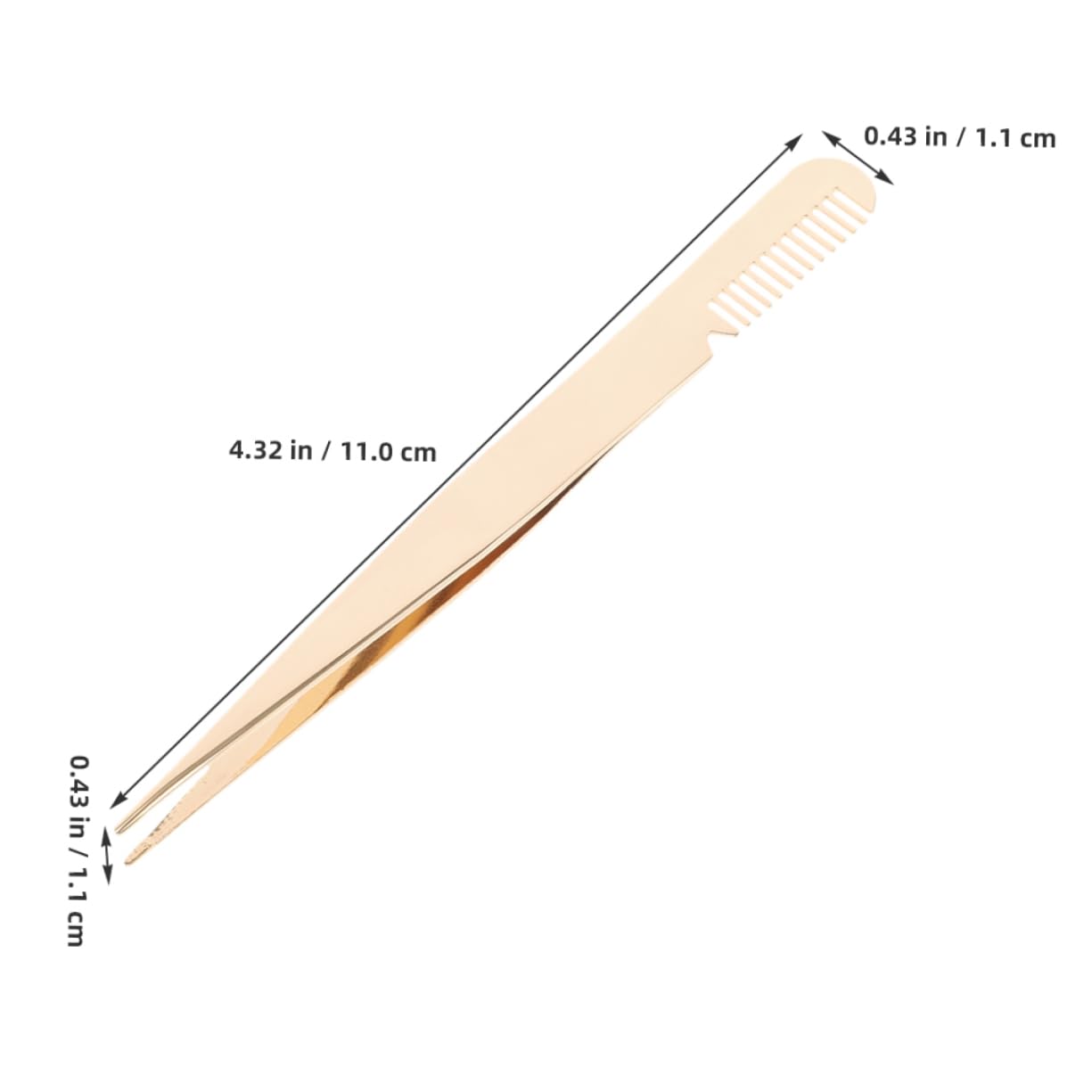 Professional Stainless Steel Eyelash & Eyebrow Tweezers Set - 3pcs Precision Tweezers for Men & Women - Perfect for Lash Extensions, Eyebrow Shaping & Makeup Application