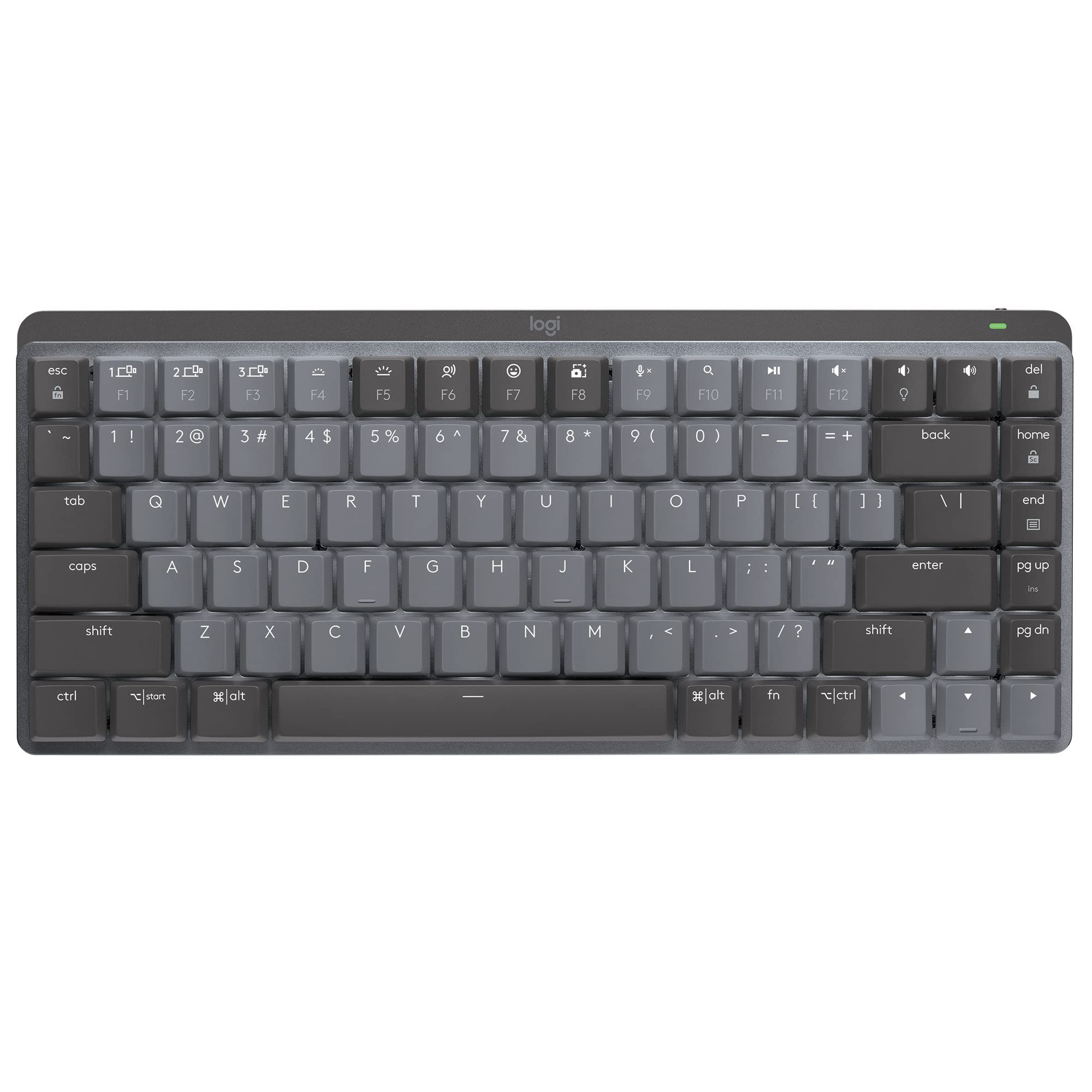 Logitech MX Mechanical Mini Tactile Wireless Keyboard (Graphite) with MX Master 3S Mouse (Black) & Ergonomic Palm Rest - Perfect for Office, Gaming & Programming - 3-Piece Productivity Bundle