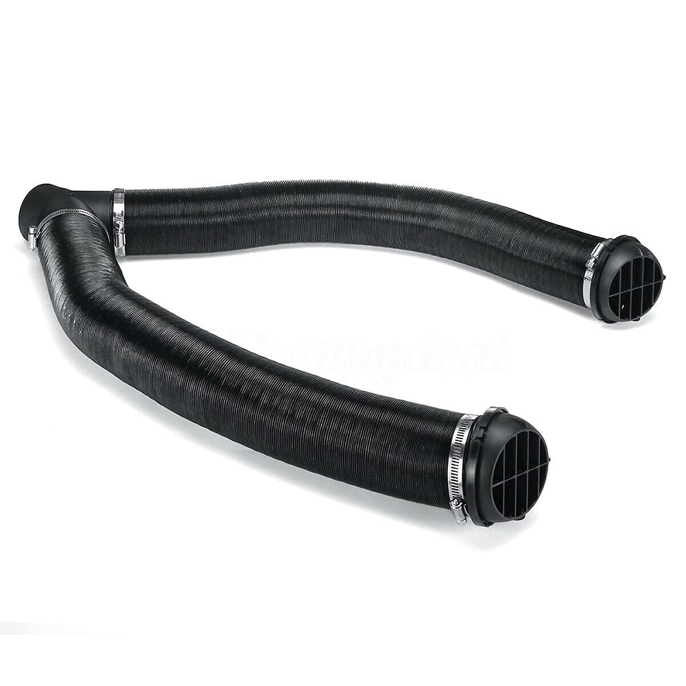 TZUTOGETHER 75mm Diesel Parking Heater Kit with Warm Air Duct Pipe, Y-Type Elbow, Outlet & Clamps - Perfect for Trucks, RVs, Campers & Winter Heating
