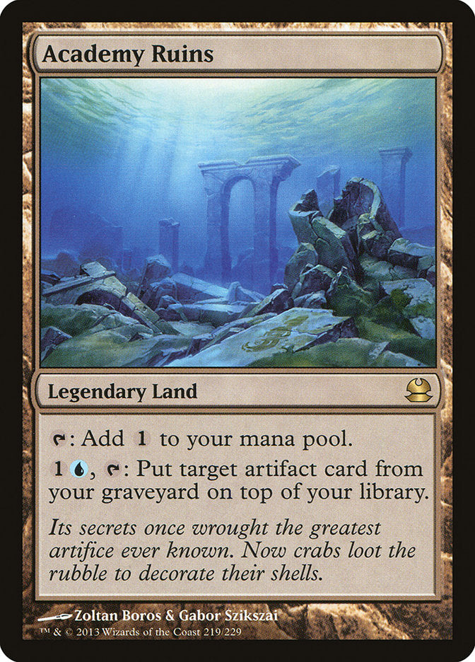 Academy Ruins - Modern Masters MTG Card - Perfect for Commander & Vintage Decks - Enhance Your Magic: The Gathering Strategy