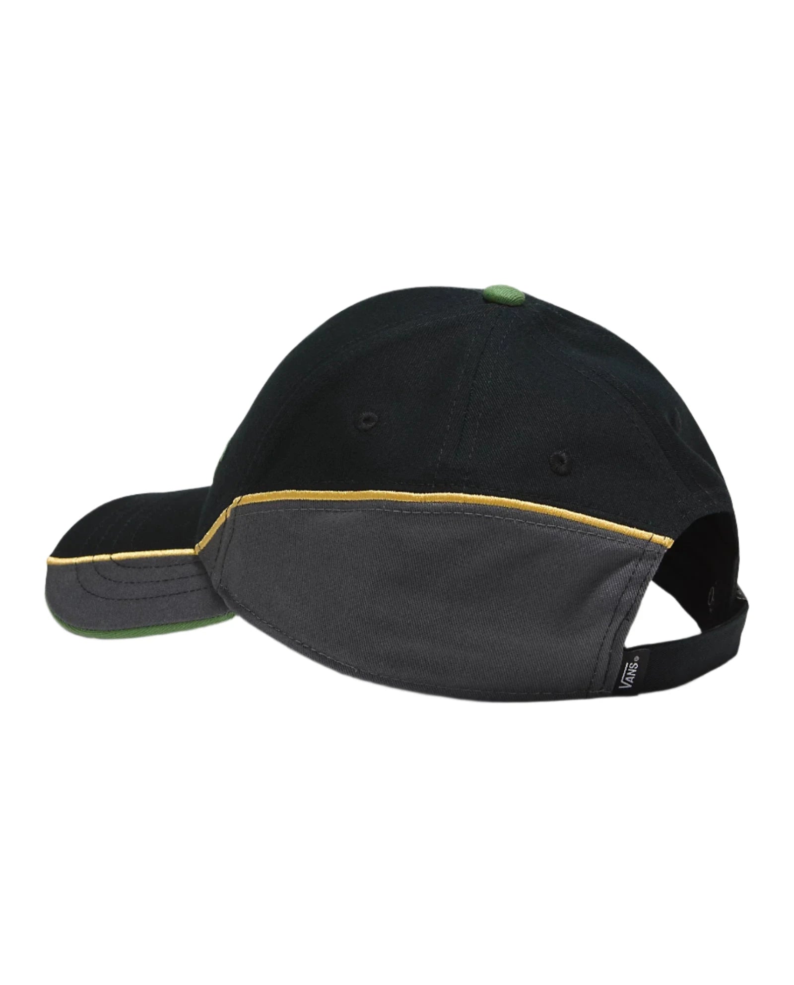 VANS Classic Strapback Hat - Adjustable Snapback Cap for Men & Women - Black Unisex Baseball Hat for Streetwear, Skateboarding & Outdoor Activities