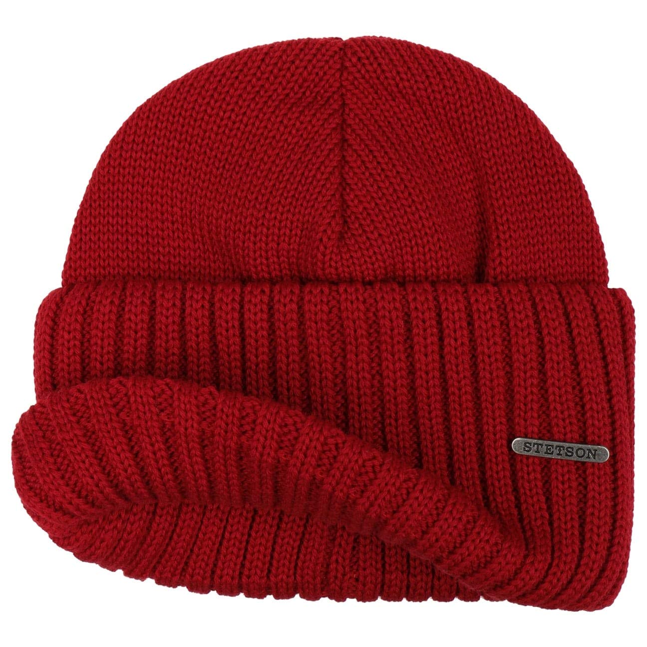 Stetson Northport Knit Beanie Hat for Women & Men - Italian-Made Winter Warm Wool Cap for Outdoor Activities, Skiing & Casual Wear