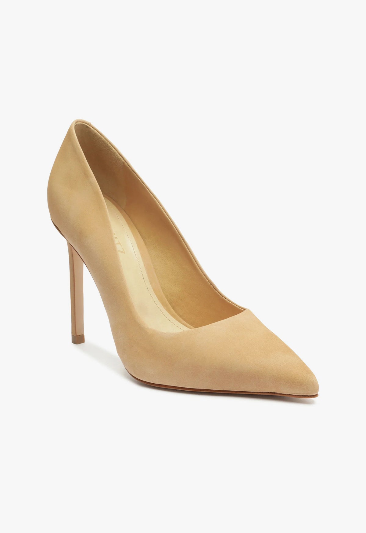 Lou Women's High Heel Stiletto Pump Shoes - Honey Beige Pointed Toe Dress Pumps for Party, Wedding & Evening Events