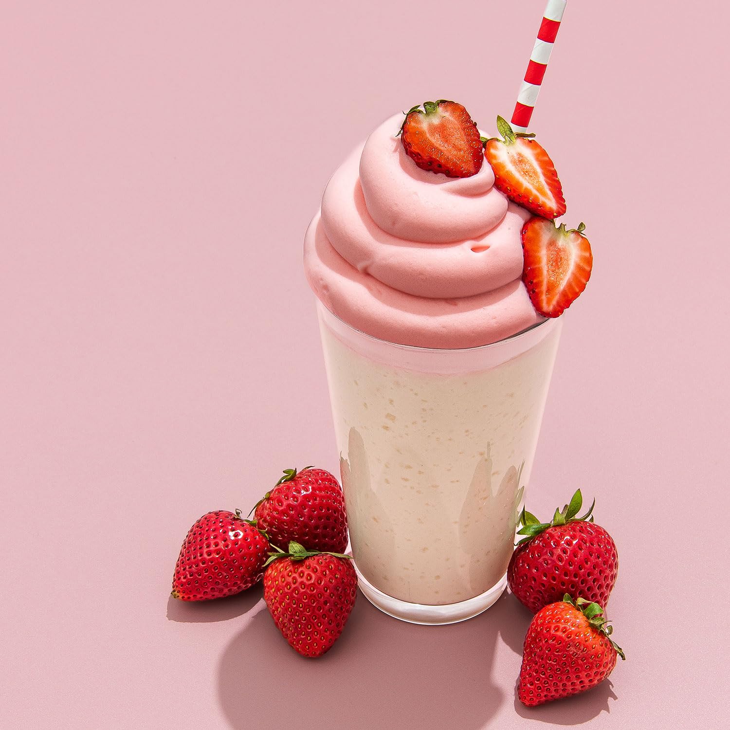 Keto Chow Strawberry Cream (Unsweetened) - Low Carb Keto Meal Replacement Shake Powder - Nutritionally Complete Protein Shake - Dairy Free, Gluten Free - Perfect for Weight Loss, Busy Mornings & On-the-Go Nutrition