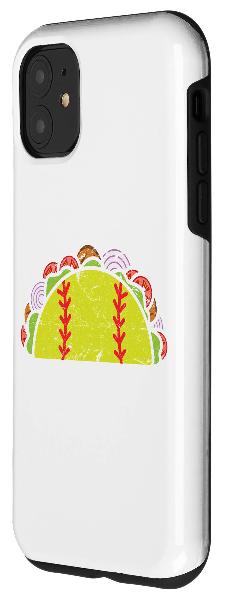 Funny iPhone 11 Case for Softball Players & Taco Lovers - Cinco De Mayo Themed Phone Cover - Perfect for Games, Parties & Mexican Celebrations