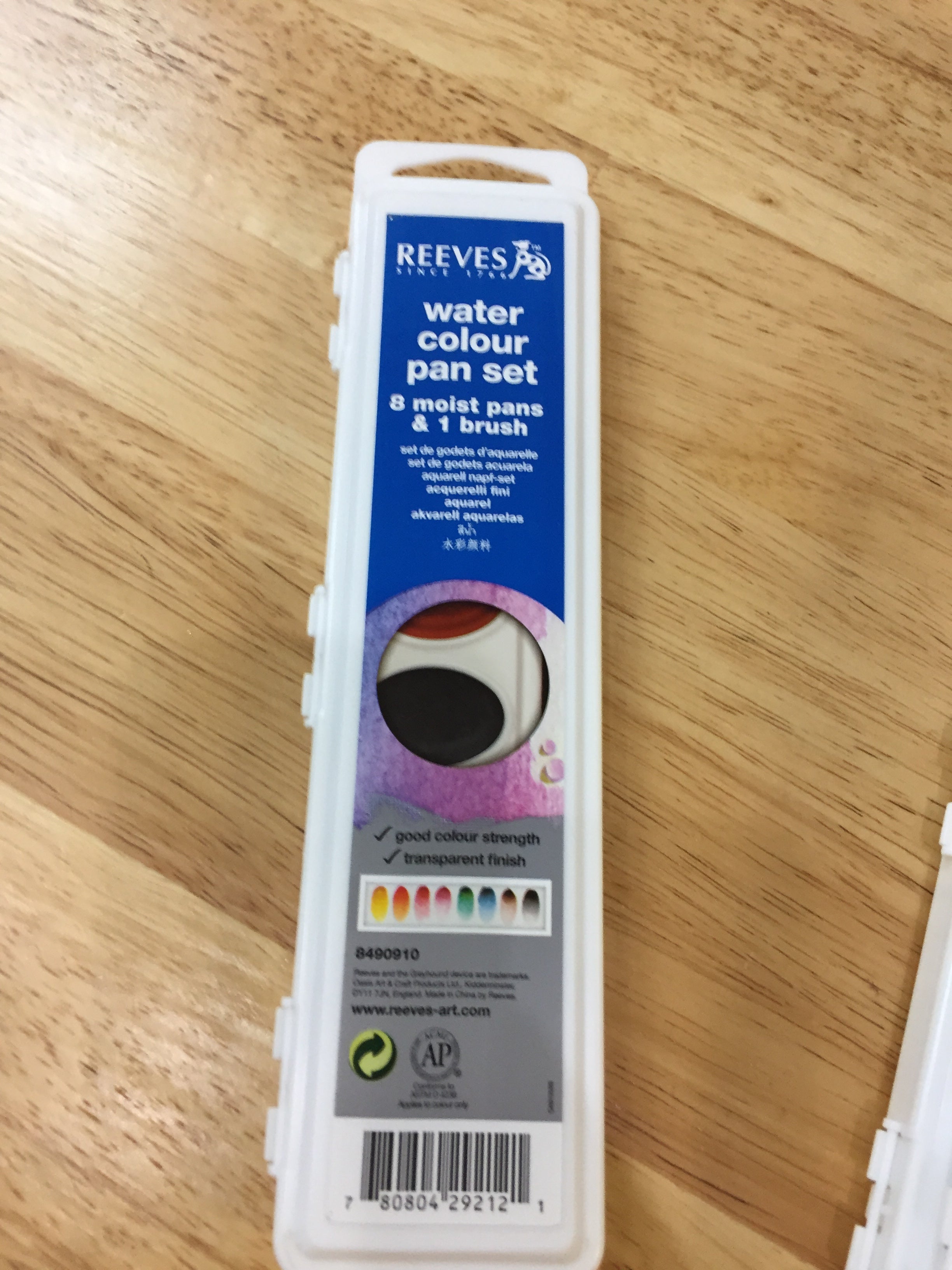 Reeves Watercolor Pan Set - 12 Vibrant Colors for Artists & Beginners | Perfect for Sketching, Painting & DIY Art Projects
