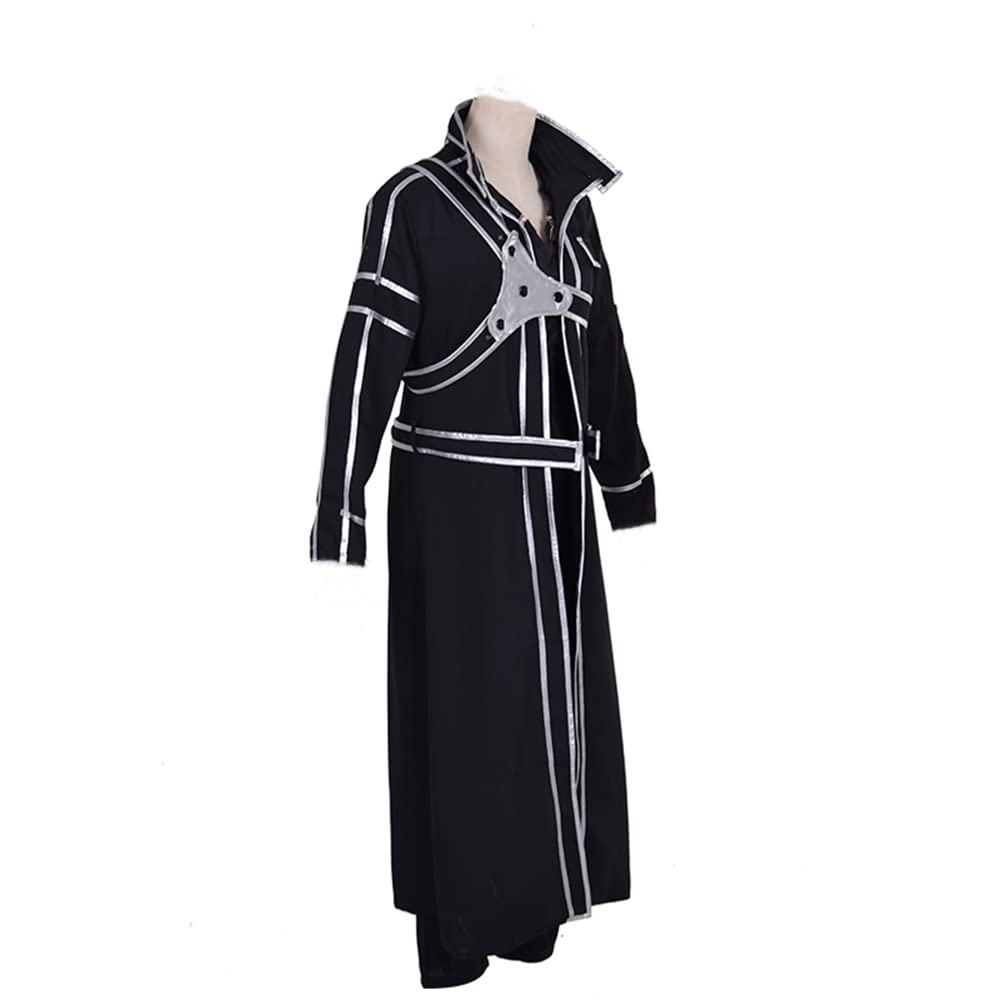 Halloween Anime Sword Art Online Kirito Cosplay Jacket - Perfect for Cosplay, Halloween Costumes & Anime Conventions
