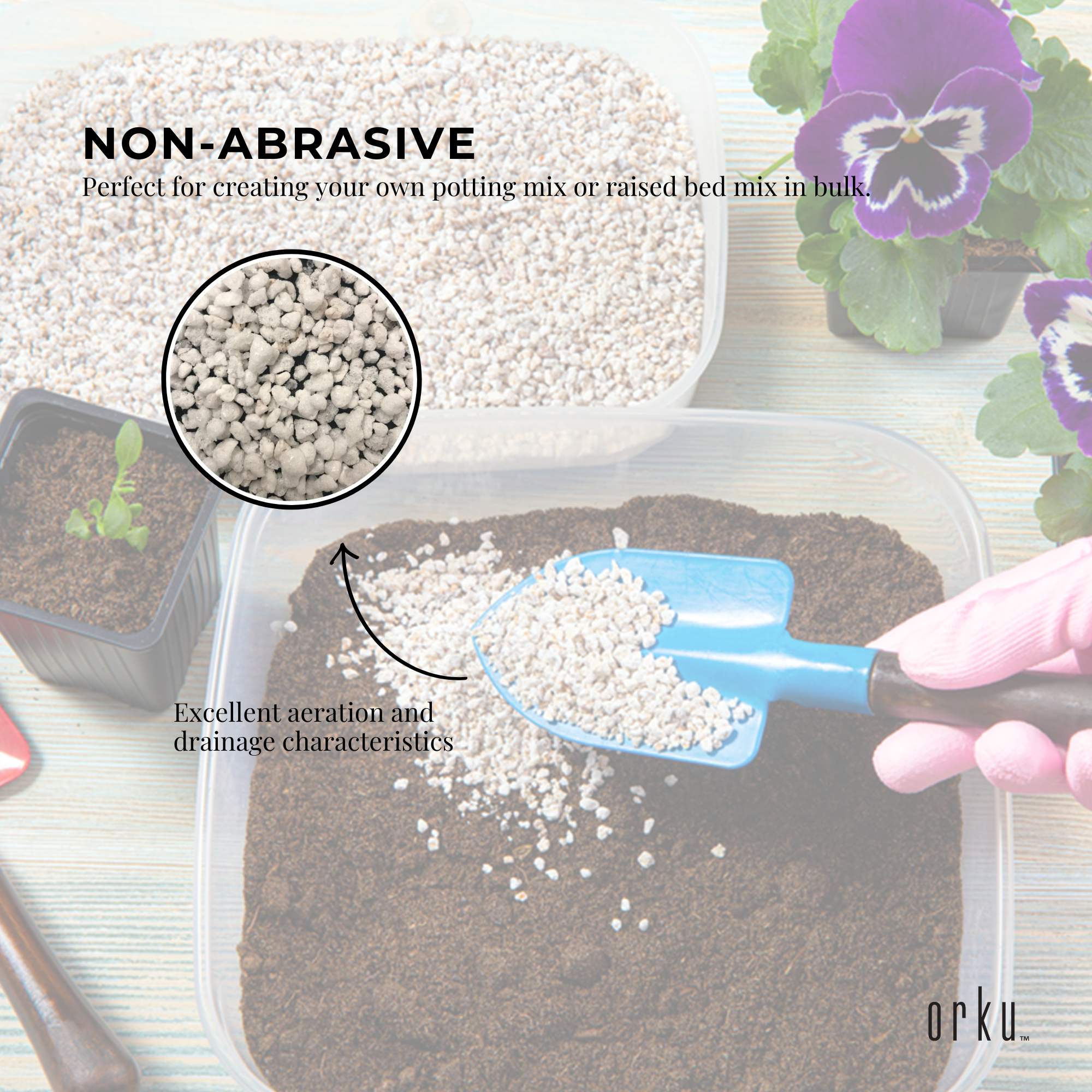 100L Organic Perlite Coarse - Premium Expanded Soil Amendment for Hydroponics, Potting Mix & Plant Growth - Bulk Horticultural Grade (Ideal for Indoor Gardening, Seed Starting & Soil Aeration)