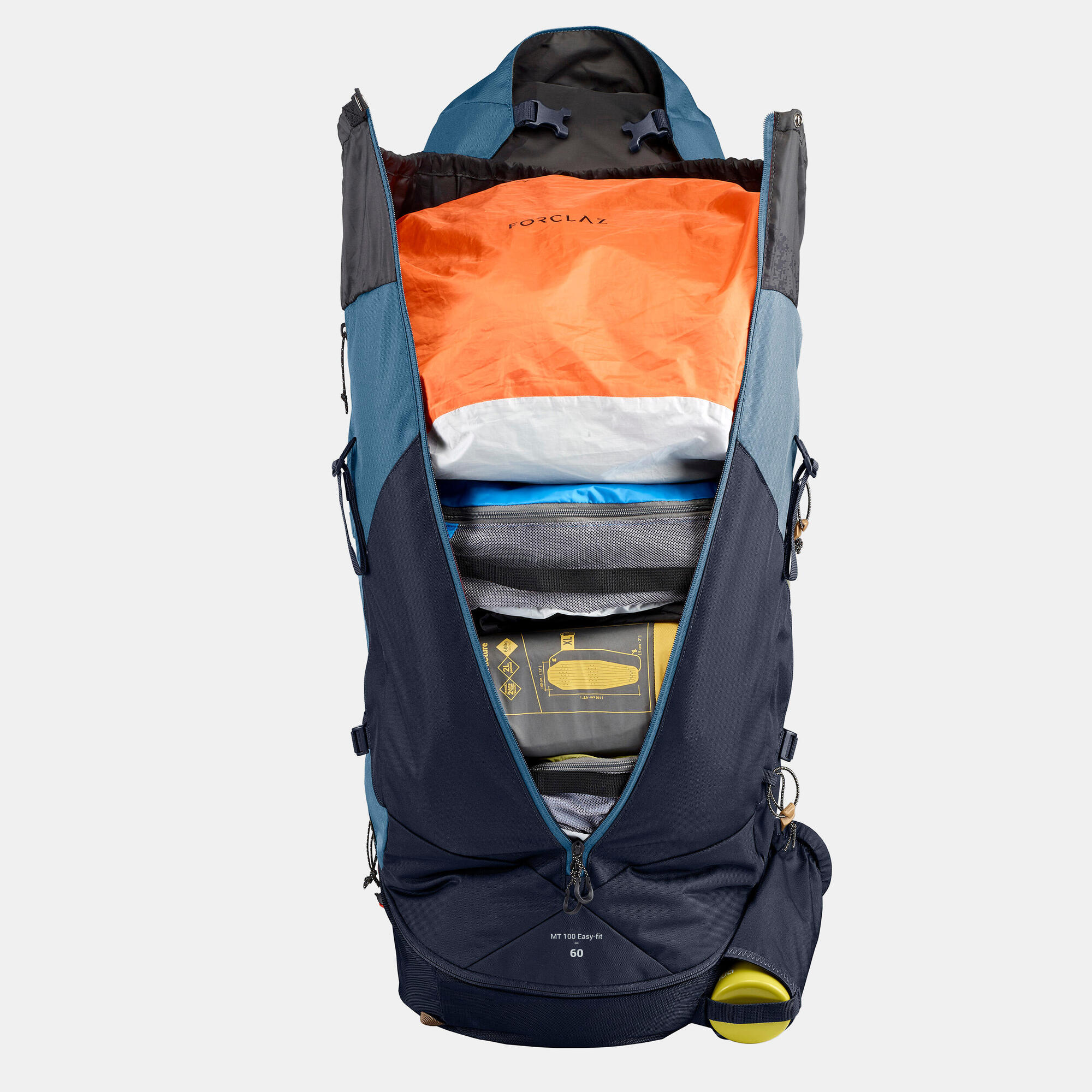 Simond Women's MT100 EasyFit 60L Backpacking Pack - Lightweight Hiking Backpack for Women with Adjustable Straps - Perfect for Camping, Trekking & Outdoor Adventures
