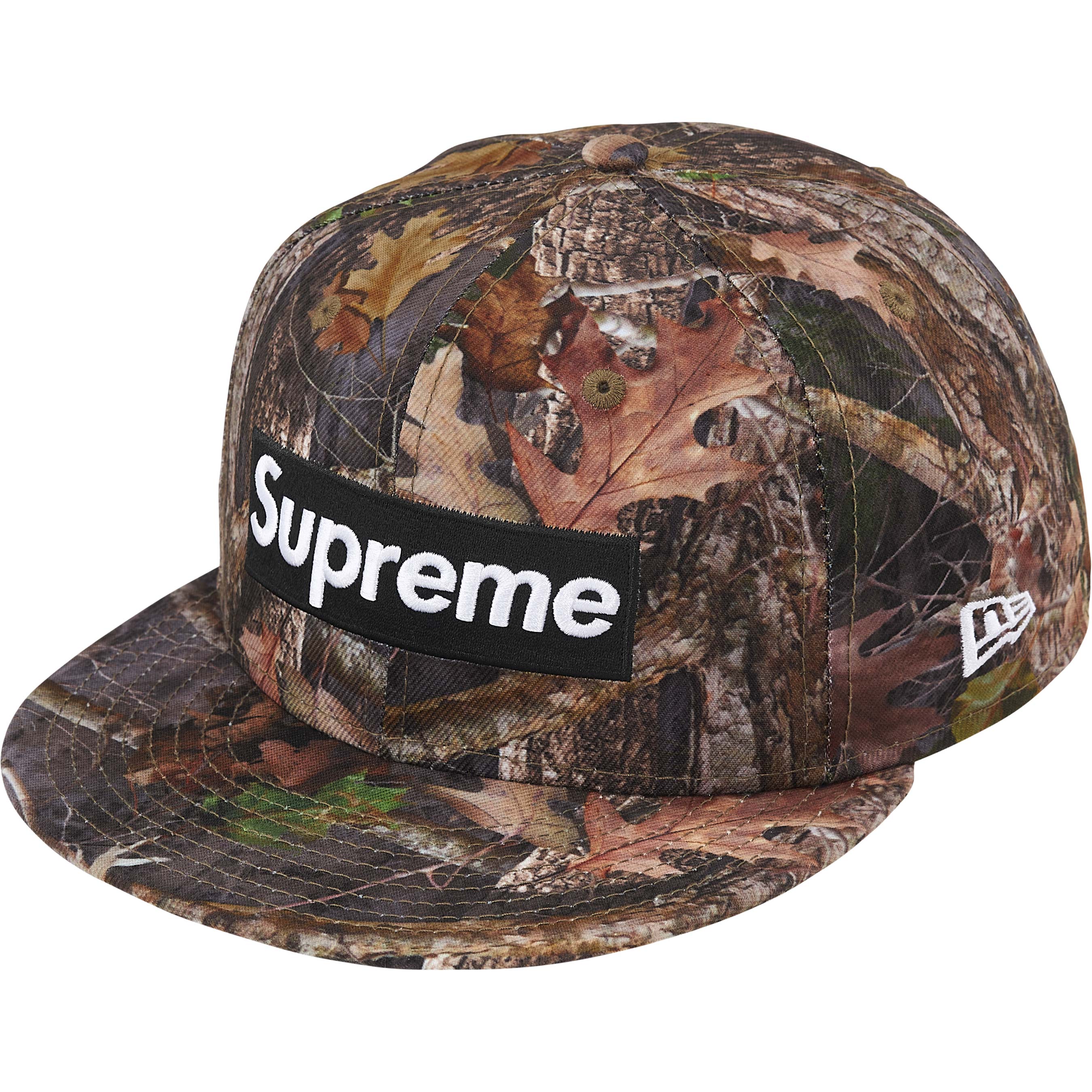Supreme Championship Box Logo New Era TrueTimber® Kanati Camo Hat - Stylish Streetwear for Urban Fashion & Outdoor Adventures