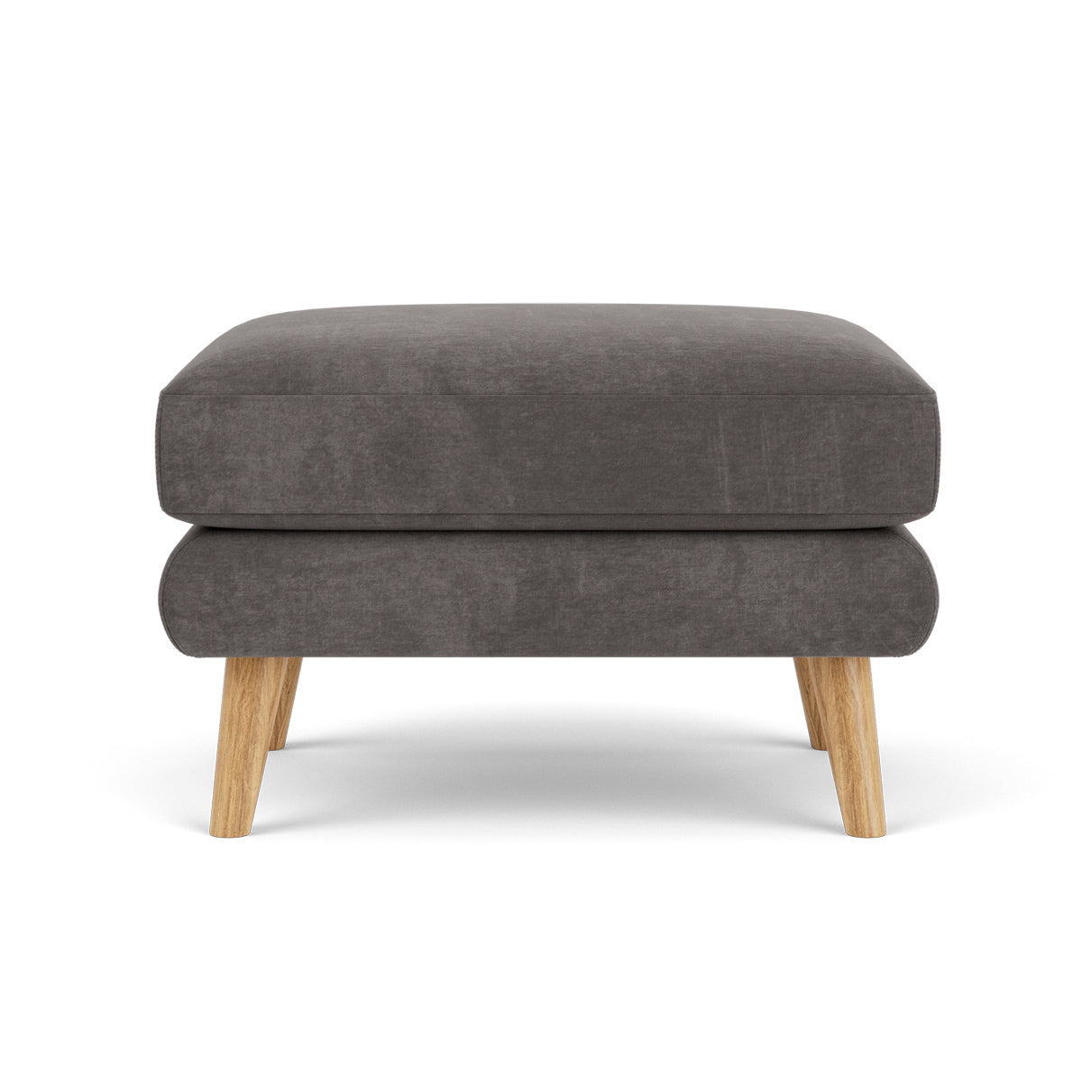 George Fabric Ottoman - Stylish and Comfortable Footrest, Storage Bench for Living Room, Bedroom, or Office - Perfect for Relaxing, Extra Seating & Home Organization