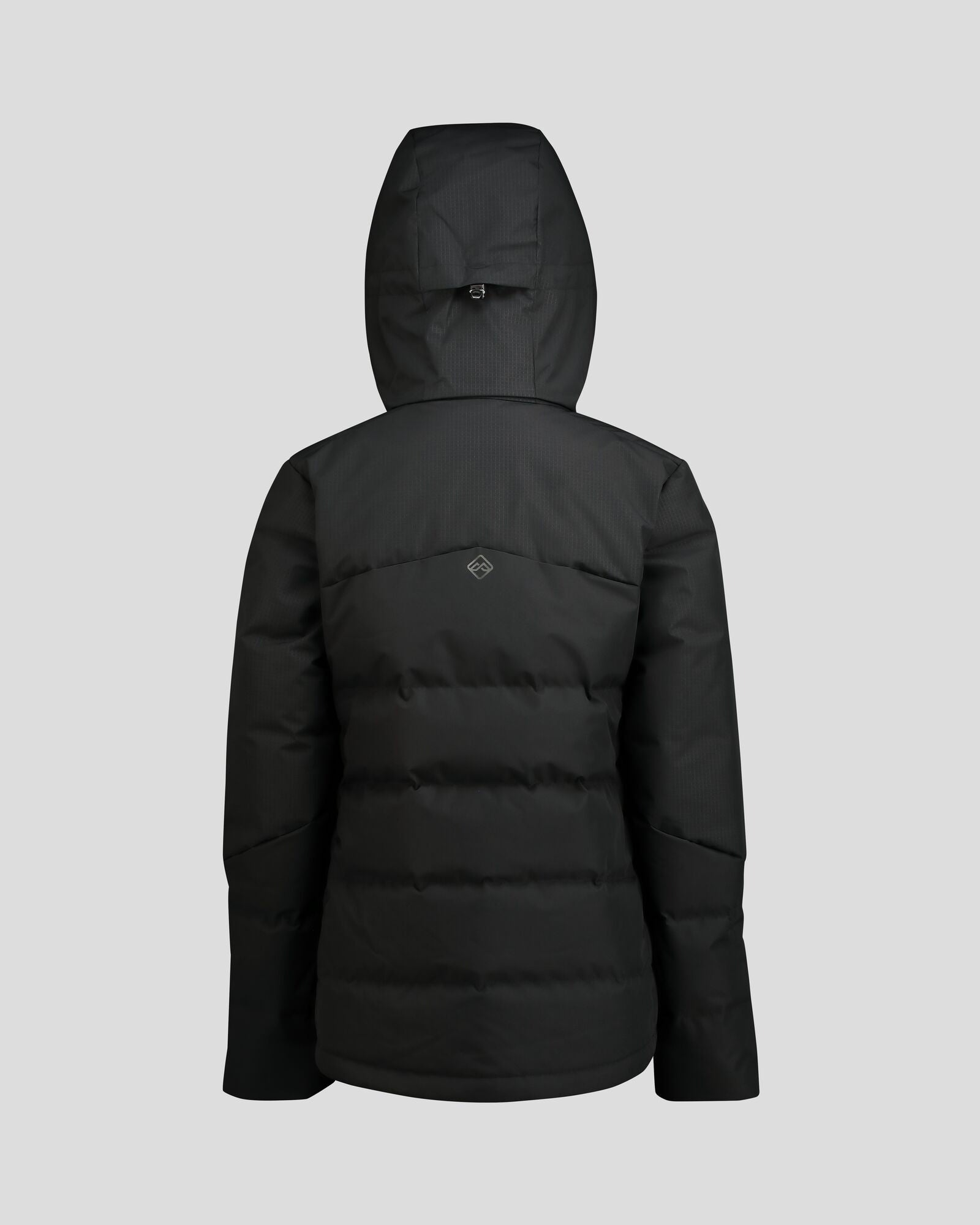 Women's PWDR Days Down Snow Jacket - Waterproof Winter Coat with Hood, Lightweight Warm Puffer Jacket for Skiing & Snowboarding (Black Stingray) - Perfect for Cold Weather Outdoor Activities