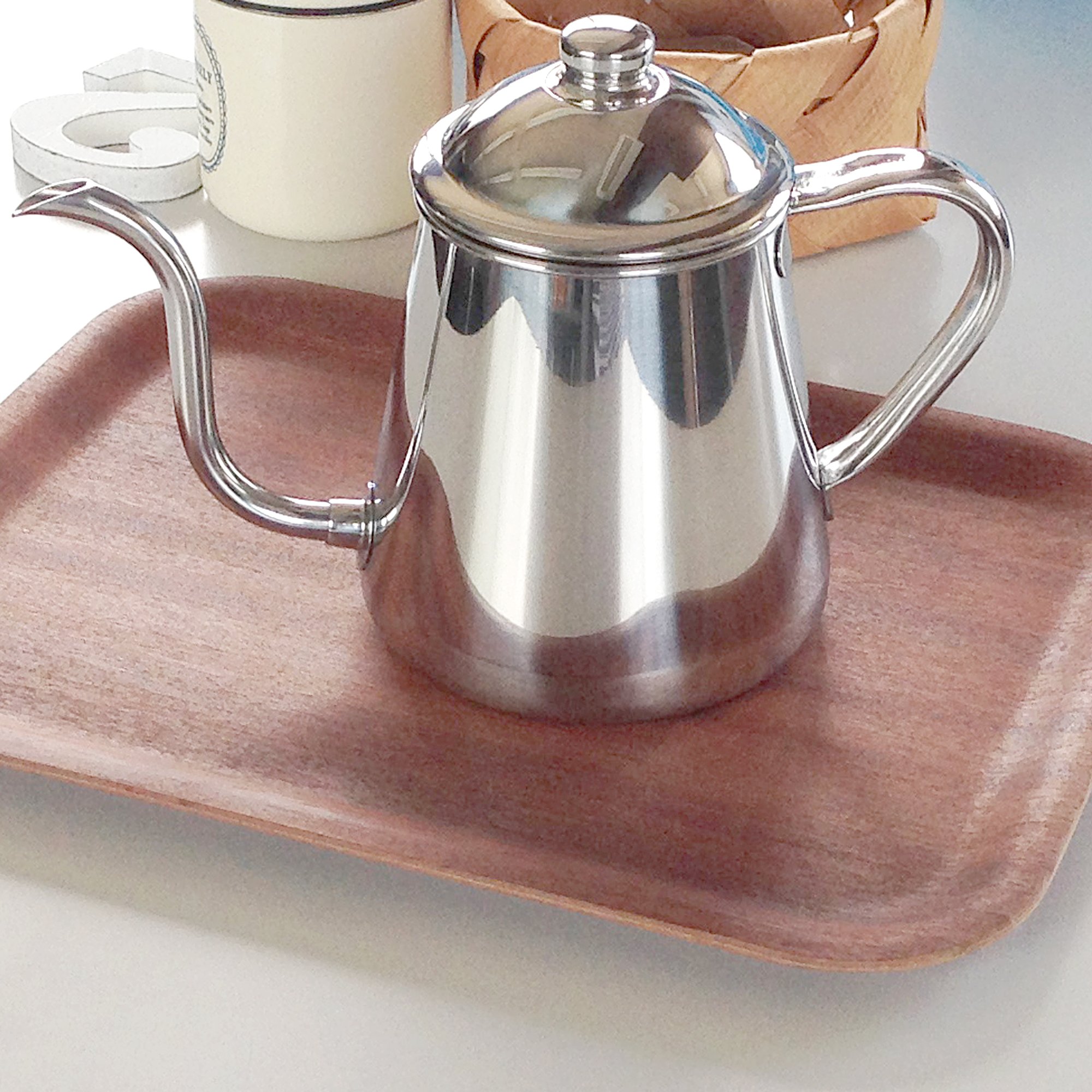 Premium Takahiro 0.9L Drip Coffee Pot - Japanese Stainless Steel Pour Over Coffee Maker for Home & Office Brewing | Perfect for Specialty Coffee Lovers & Baristas