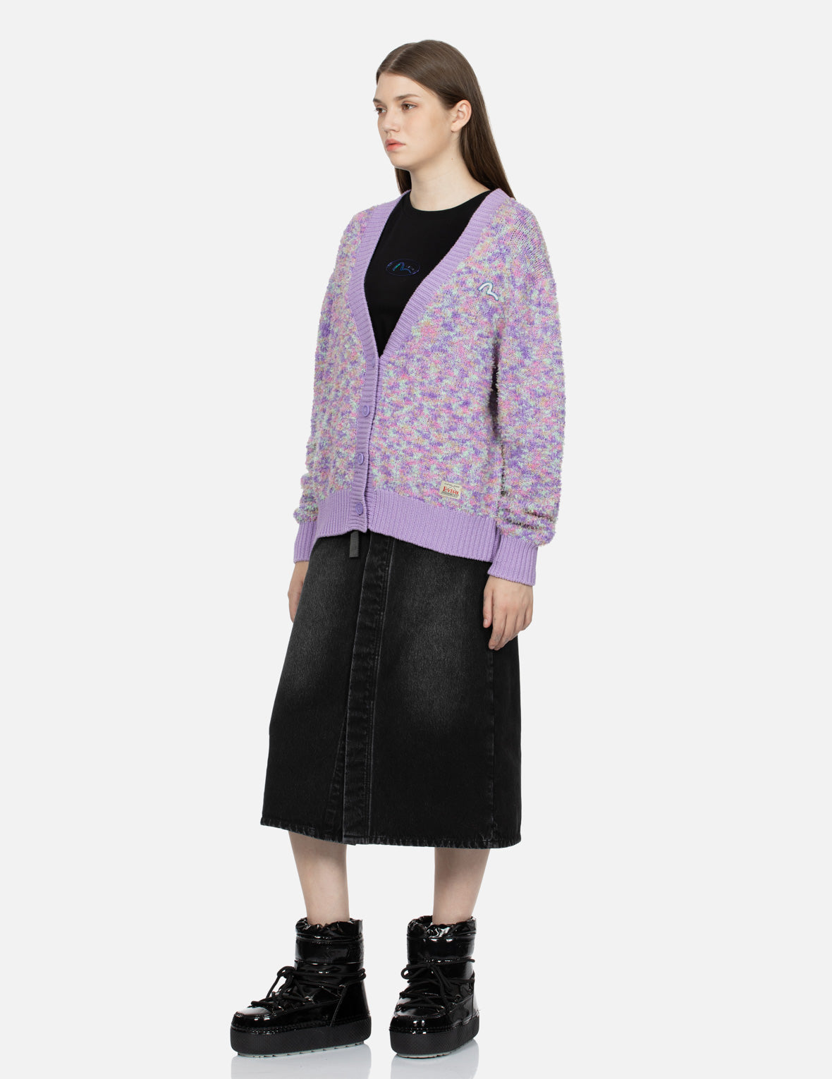 Seagull Embroidery Multi-Color Cropped Cardigan for Women - Boho Chic Summer Knitwear - Perfect for Beach Outings, Music Festivals & Casual Wear