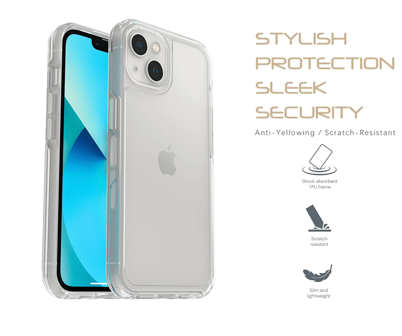 Premium iShield Crystal Palace Clear Case for iPhone 14 Plus - Slim Protective Phone Cover with Scratch Resistance | Perfect for Everyday Use, Travel & Work