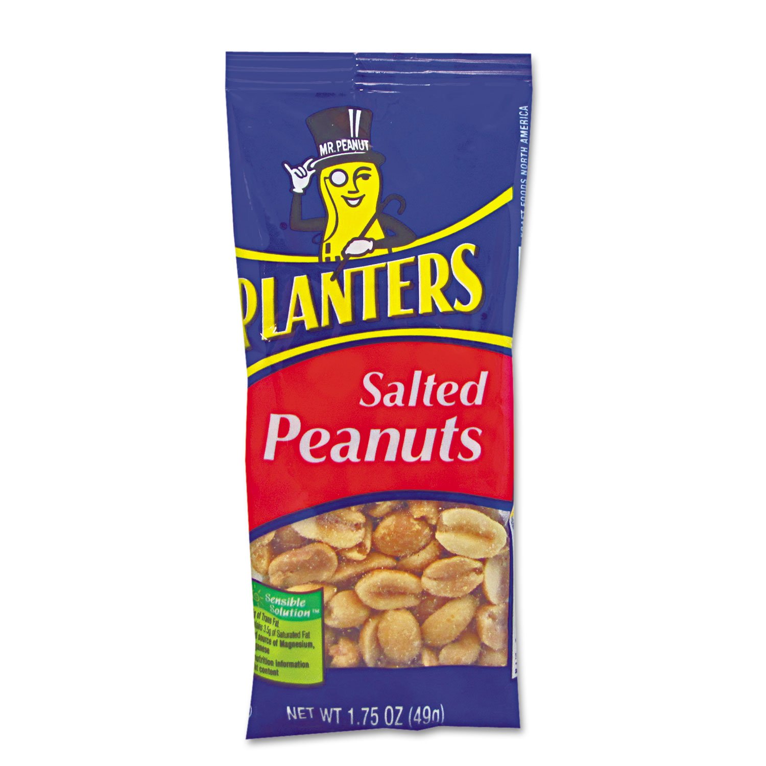 Planters® Salted Peanuts - Crunchy Roasted Peanuts in Resealable Can, 16 oz - Perfect for Snacking, Parties & On-the-Go Nutrition