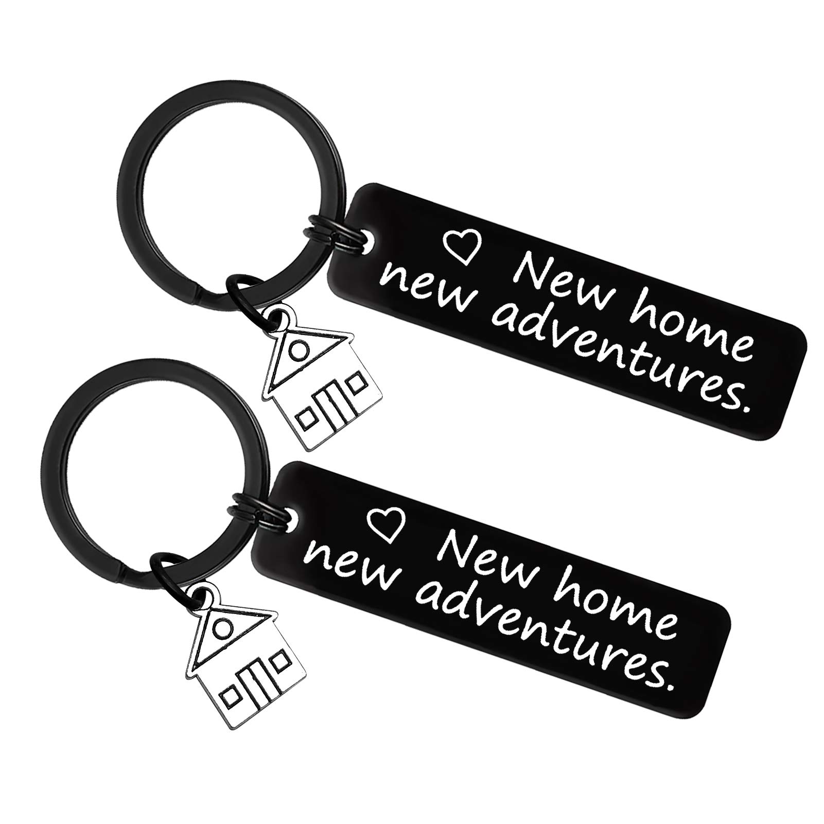 New Home Keychain - Housewarming Gift for New Homeowners, First Home & Moving In Present - Perfect for House Keys, Welcome Gifts & New Home Decor