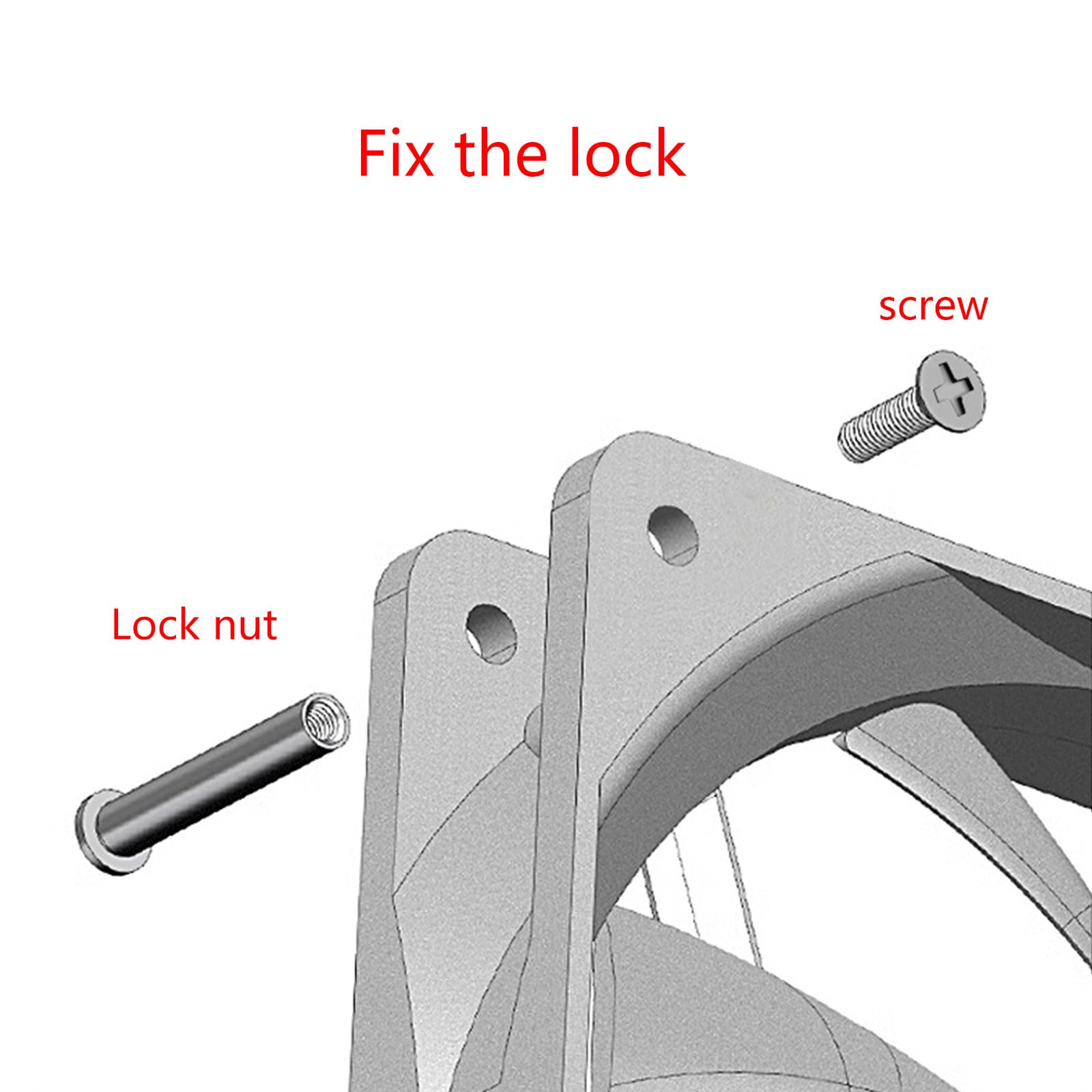 WELLDOER 4-Pack 25mm Computer Fan Screws - Secure & Stable Cooling Fan Mounting Hardware for PC Case, CPU Cooler & Laptop Fans | Perfect for Gaming Rigs & Workstation Builds