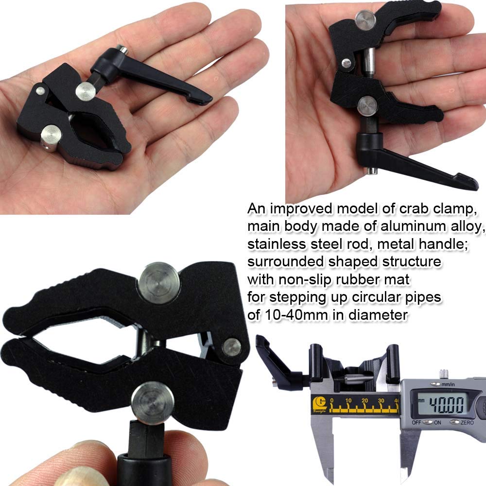 iShoot All-Metal Crab Clamp Magic Hand Pliers with 1/4