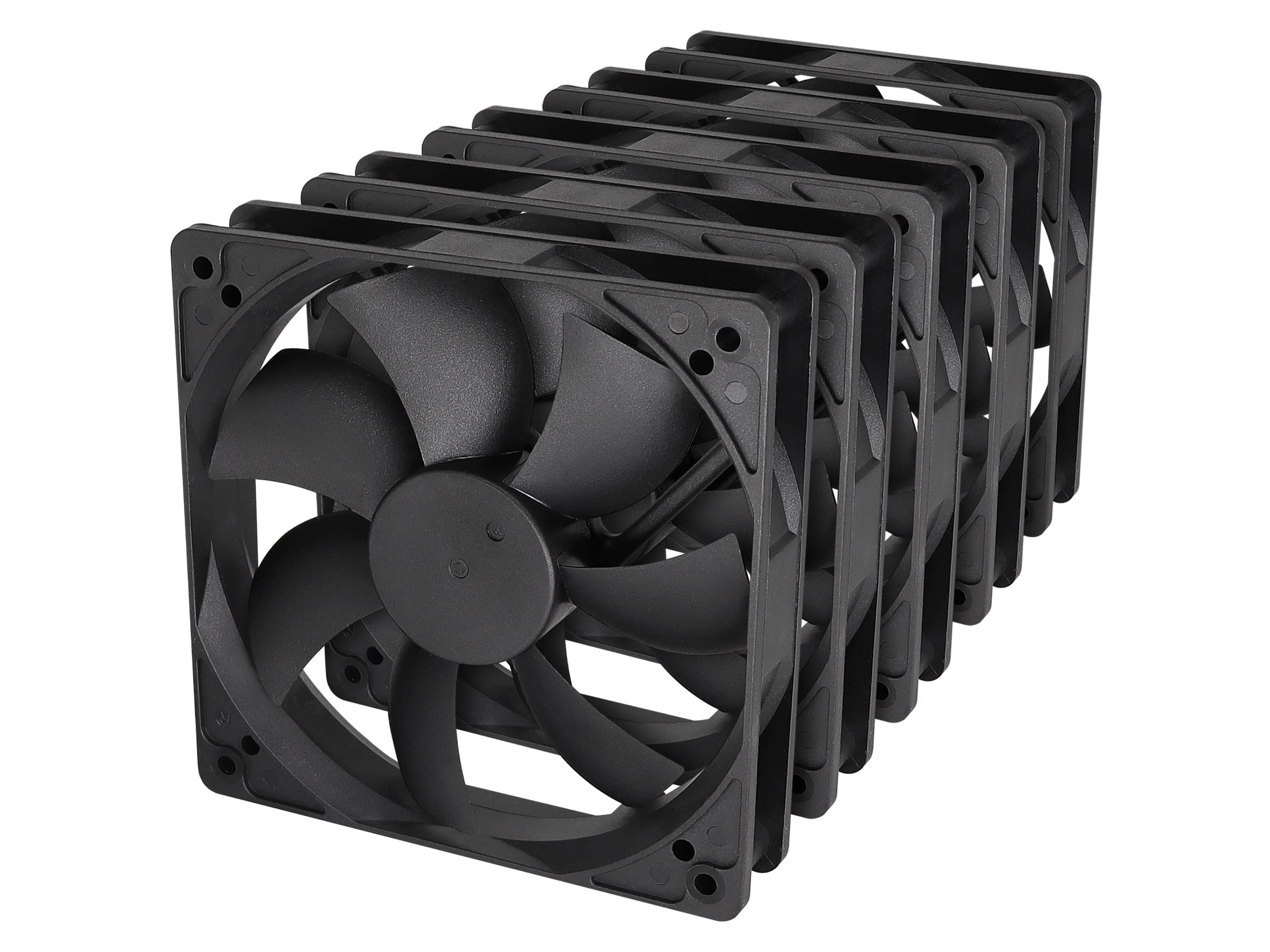 Rosewill 120mm Ultra Quiet Case Fan 5-Pack - Long Life Sleeve Bearing PC Cooling Fans ROCF-22001 | Perfect for Gaming PC, Workstation & Server Cooling