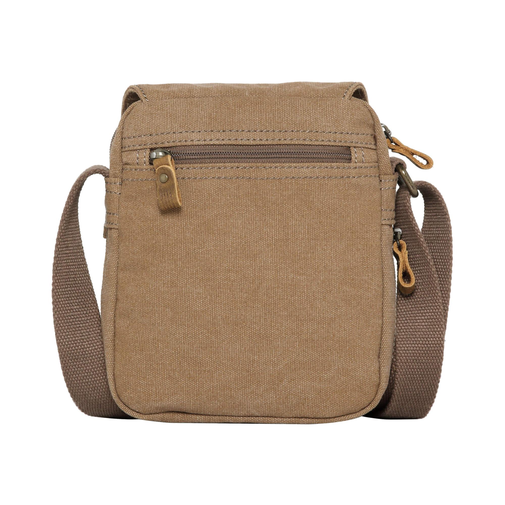 Troop London Classic Canvas Crossbody Bag for Men & Women - Stylish & Durable Messenger Bag for Travel, Work & Everyday Use